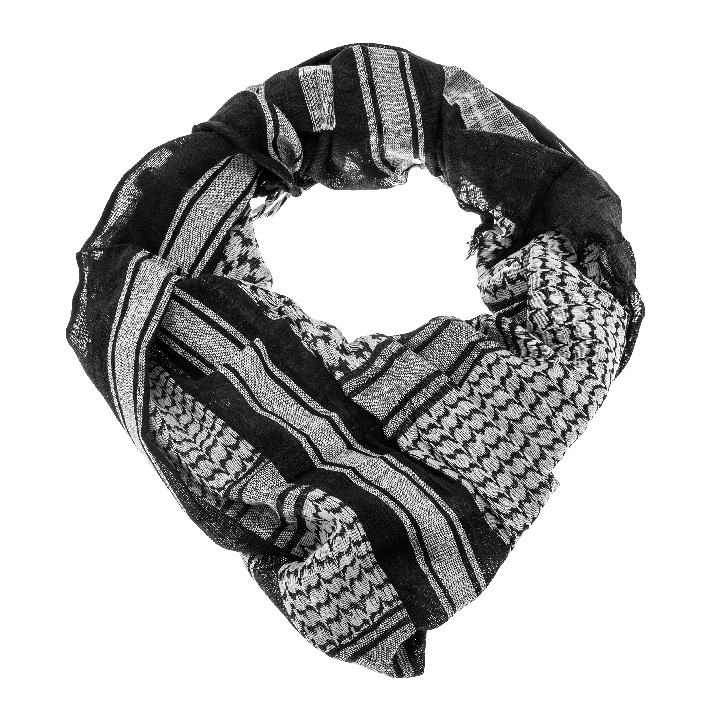Eșarfă de protecție tip Arafat Mil-Tec - Black/White