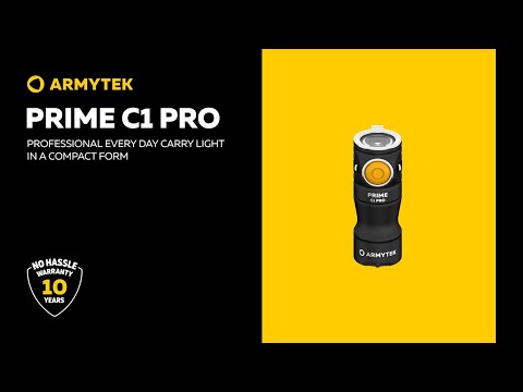 Lanternă Armytek Prime C1 Pro Magnet USB Warm - 930 lumeni