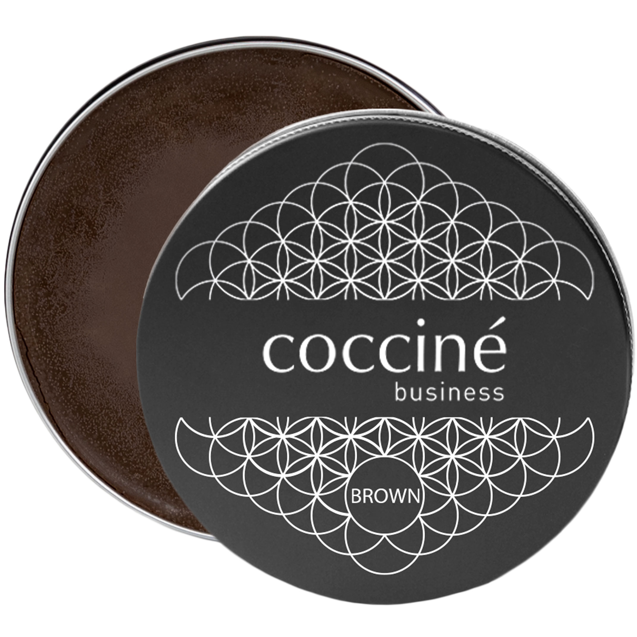 Cremă pentru încălțăminte Coccine Shoe Wax Business 100 ml - Maro