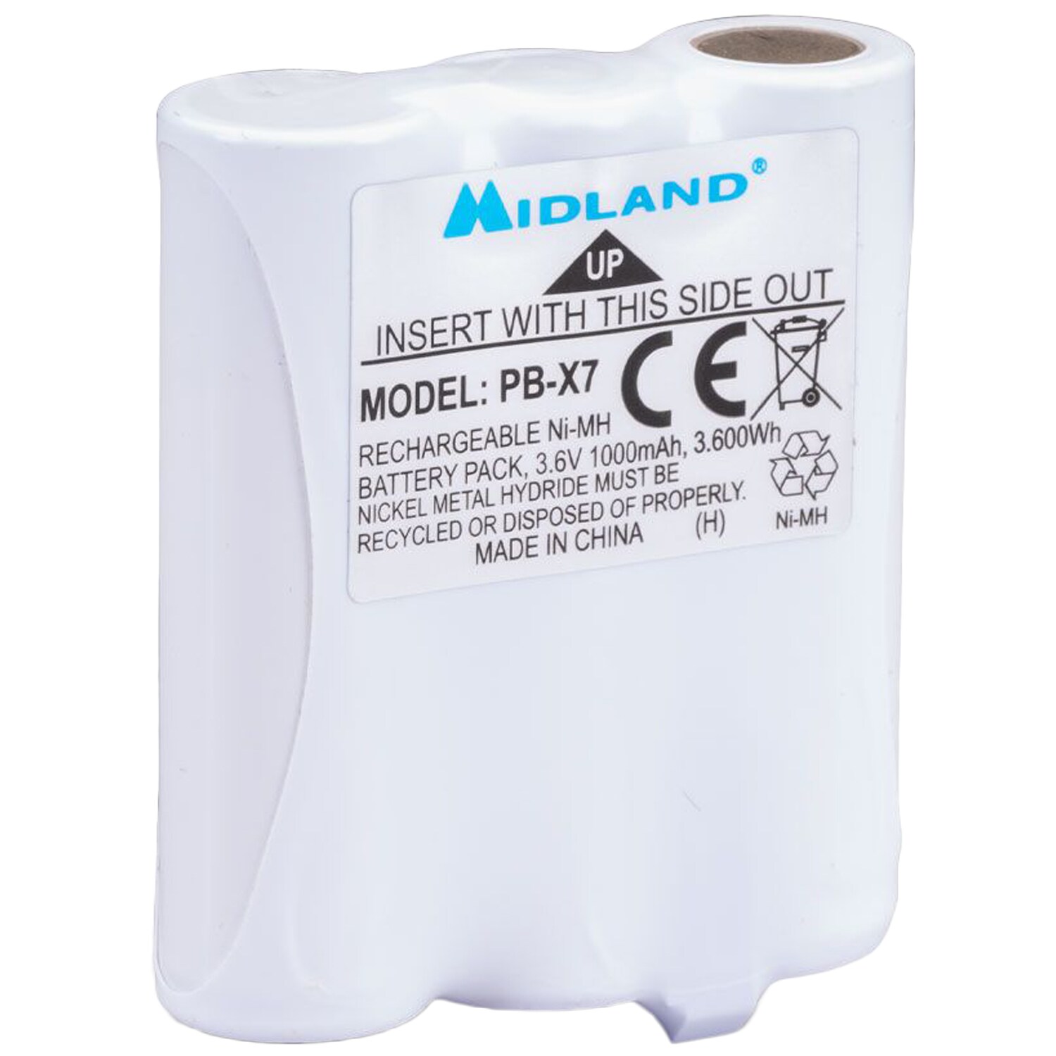 Acumulator Midland PB-X7 Ni-MH 1000 mAh pentru stația radio XT70