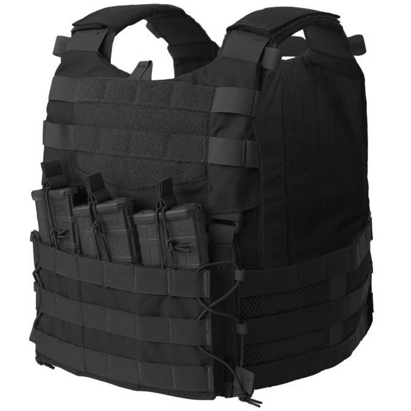 Vestă tactică modulară Helikon Guardian Military cu suport pentru plăci M - Black