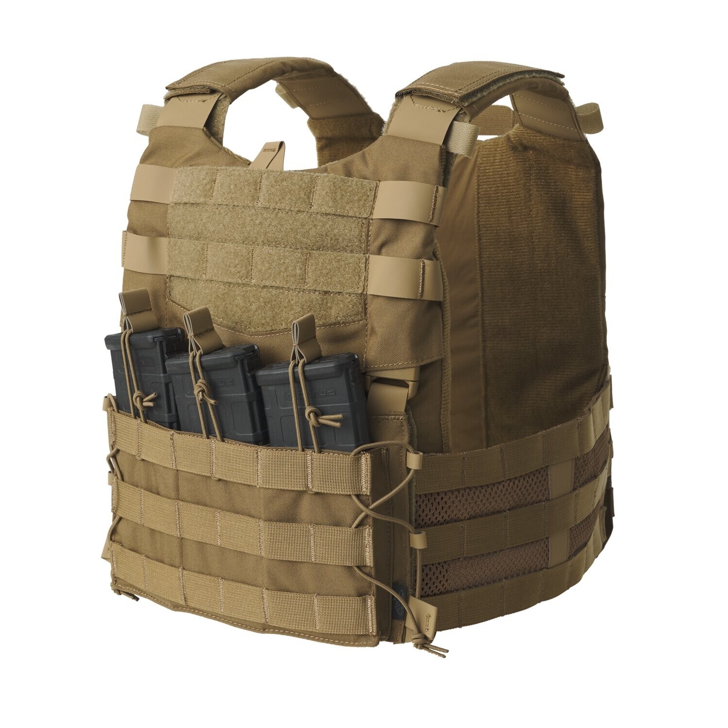 Vestă tactică modulară Helikon Guardian Military cu suport pentru plăci M - Coyote