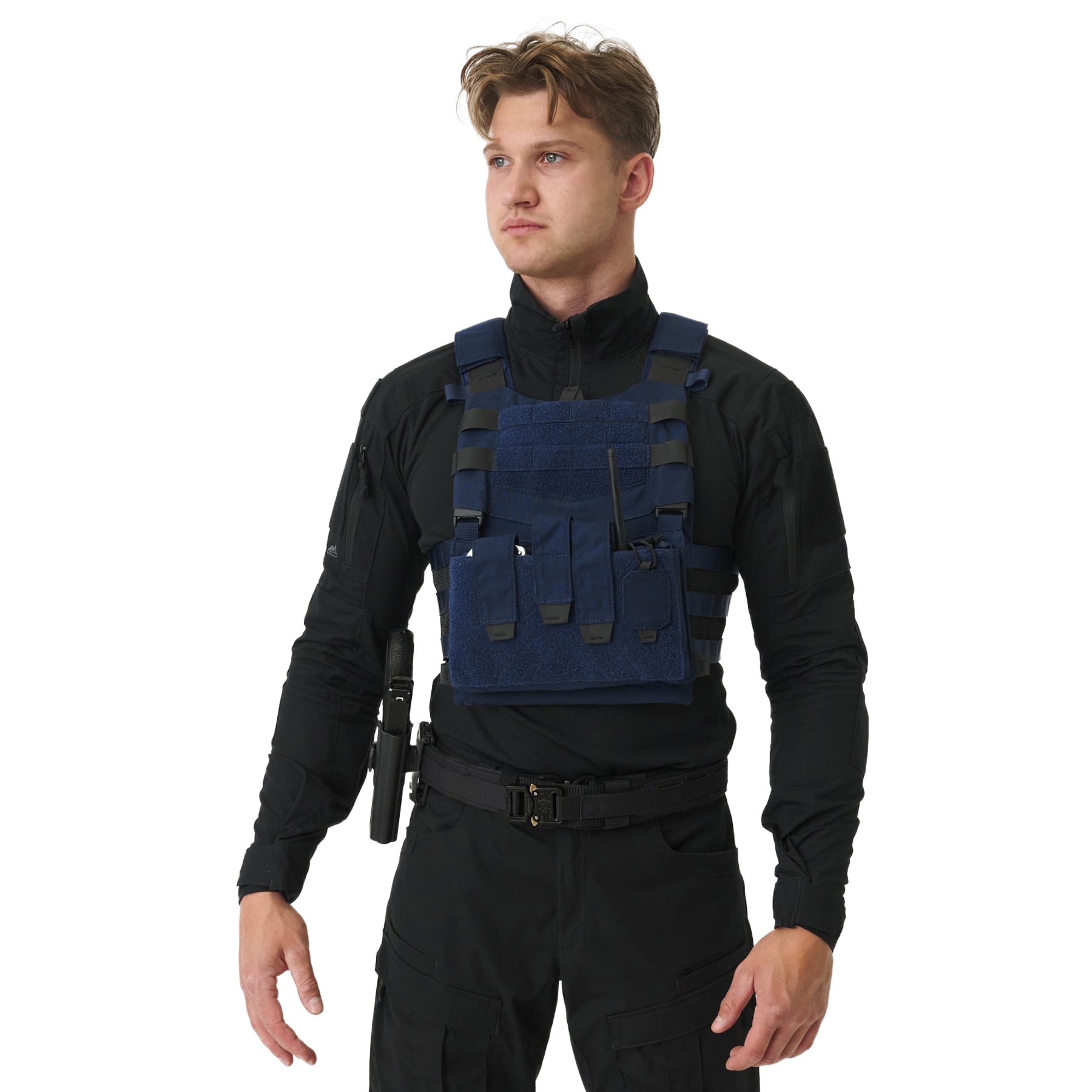 Vestă tactică modulară Helikon-Tex Guardian Law Enforcement cu suport pentru plăci M - Sentinel Blue
