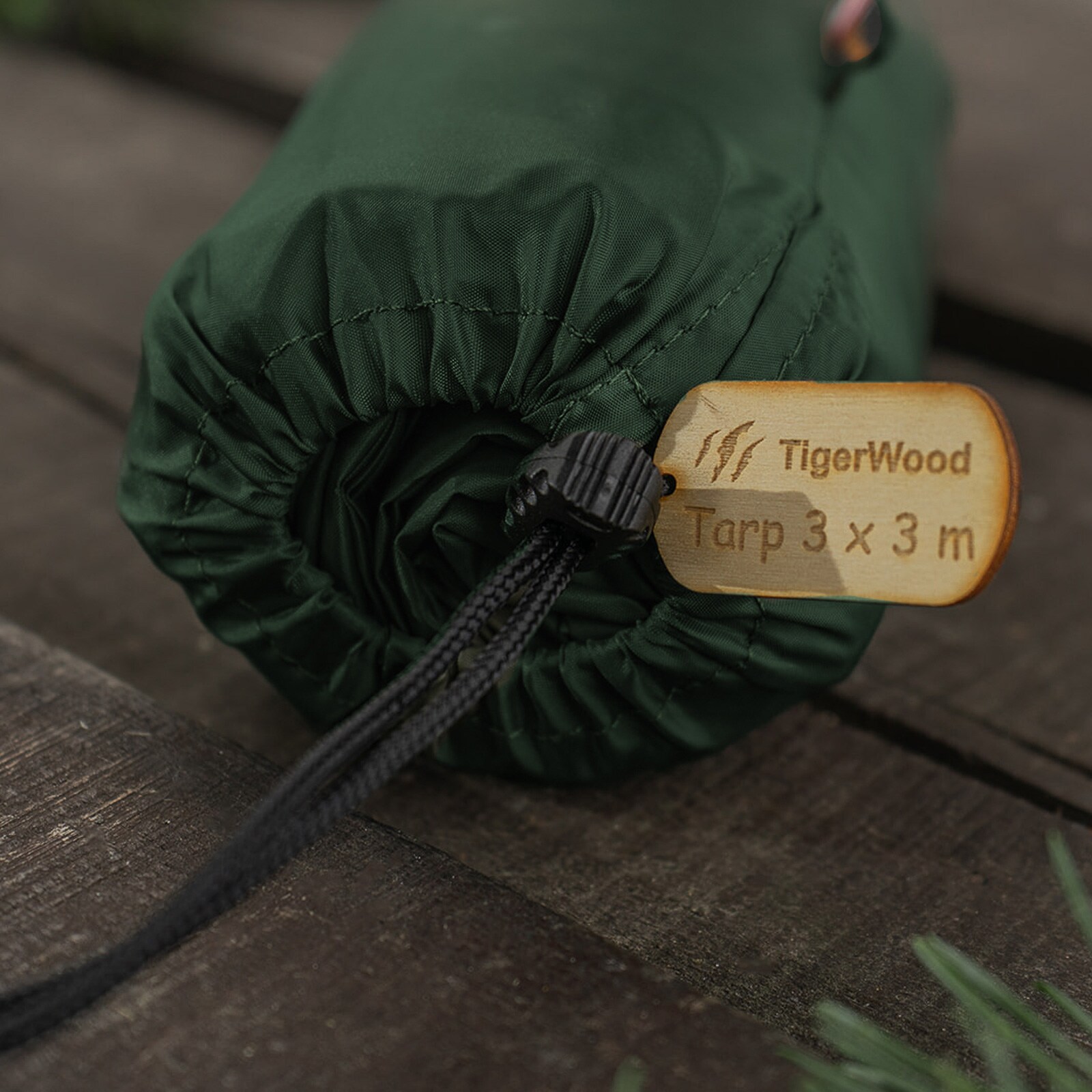 Prelată pentru camping TigerWood Termo Tarp 3 x 3 m - Green