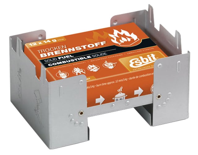 Aragaz turistic Esbit Pocket Stove Large + inserții cu combustibil 12x 14 g