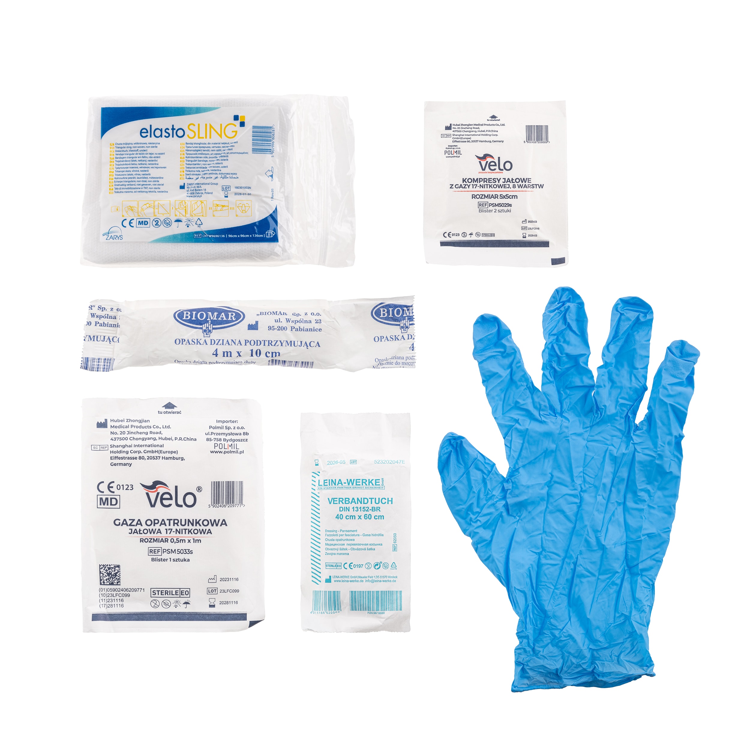 Trusă de prim ajutor personală Medaid cu accesorii tip 220 - Green