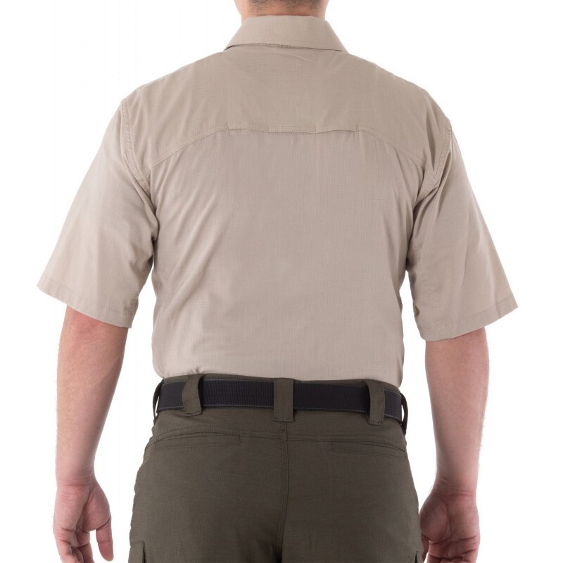 Cămașă tactică First Tactical V2 Tactical Short Sleeve - Kaki