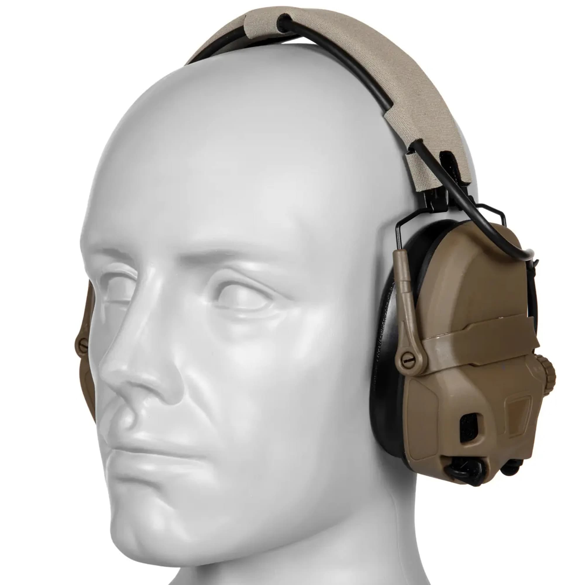 Protecție auditivă activă Specna Arms HD-17 Gen 6 - Coyote Brown