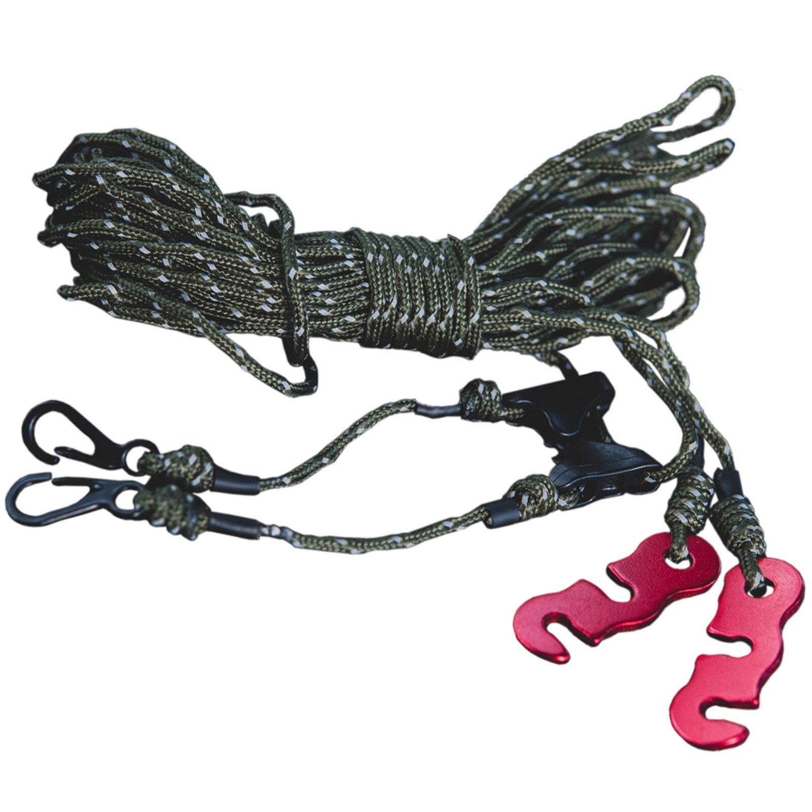 Suspensie pentru prelată TigerWood Reflective Silk 10 m - Olive