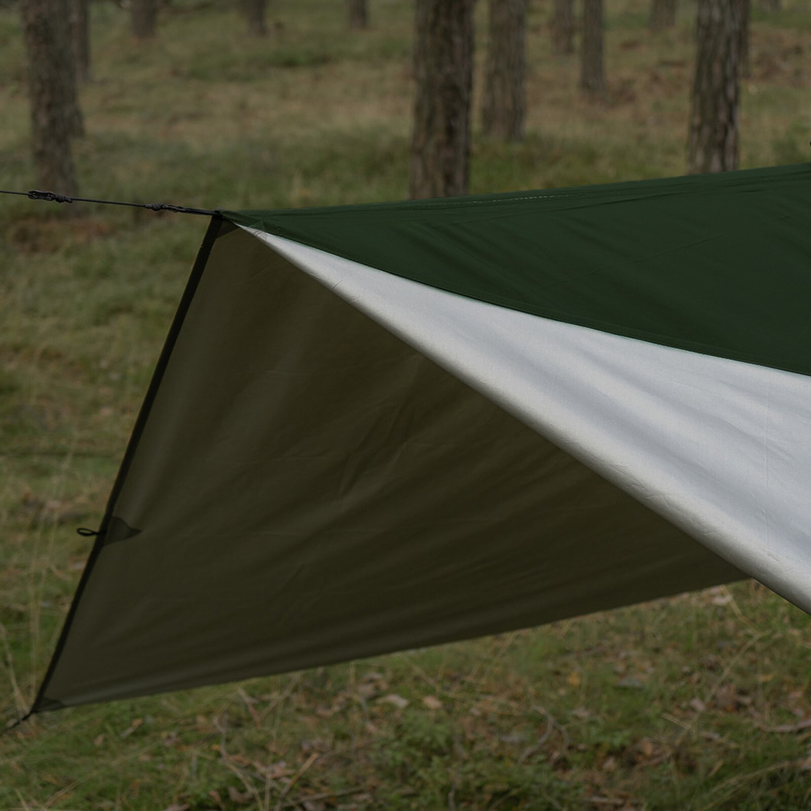 Prelată pentru camping TigerWood Termo Tarp 3 x 2 m - Green