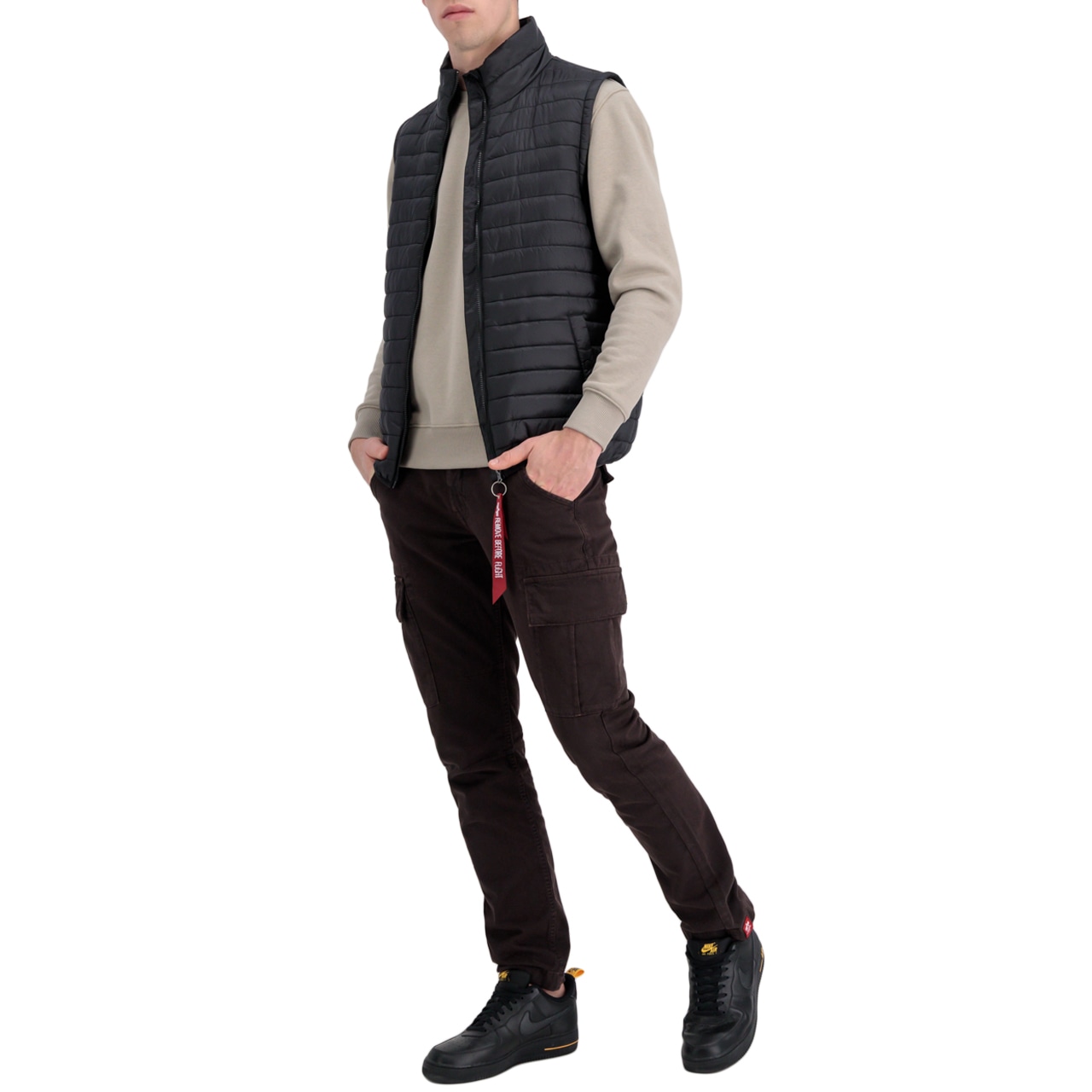 Vestă Alpha Industries Puffer Vest ULW - Black