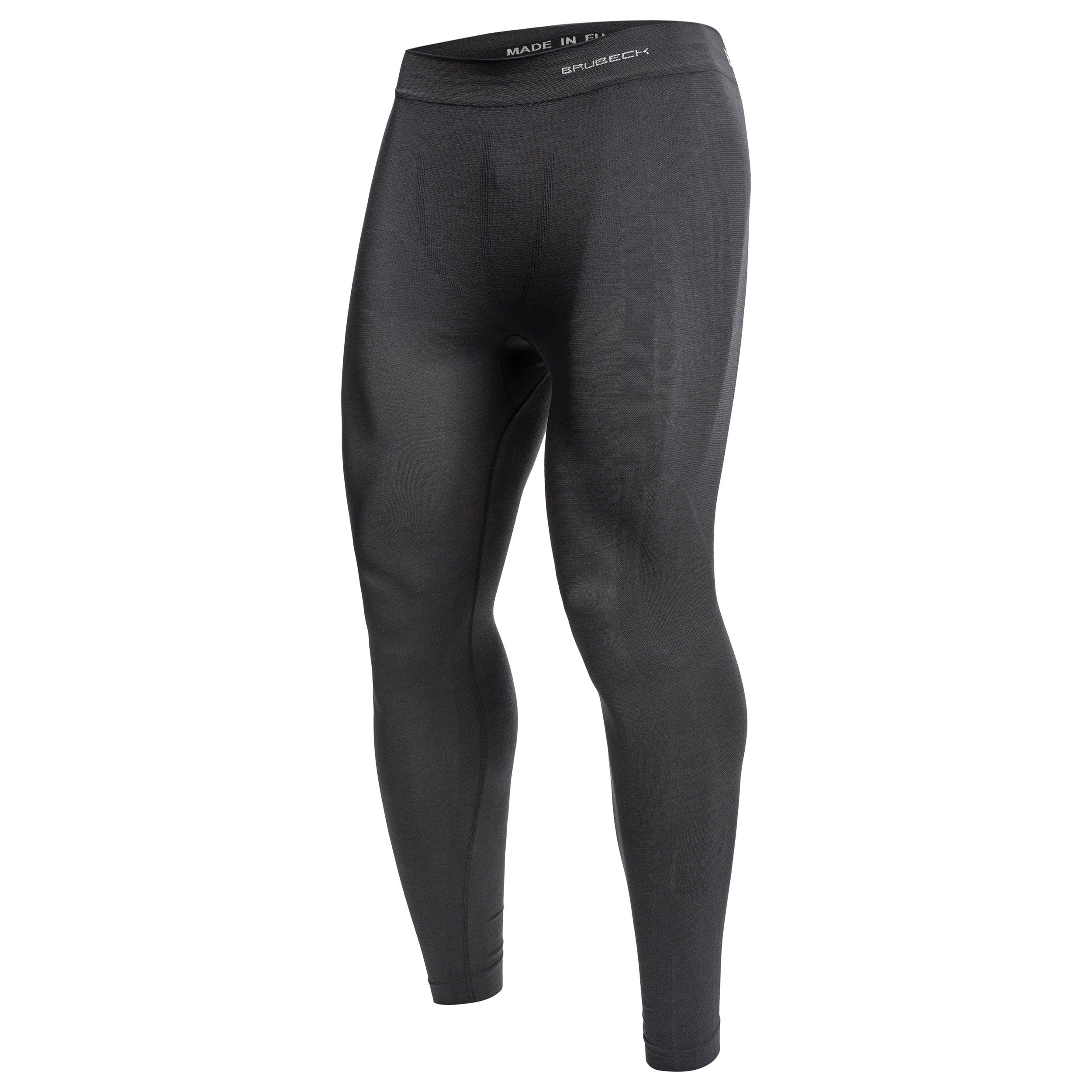 Colanți termoactivi pentru bărbați Brubeck Comfort Wool - Grafit