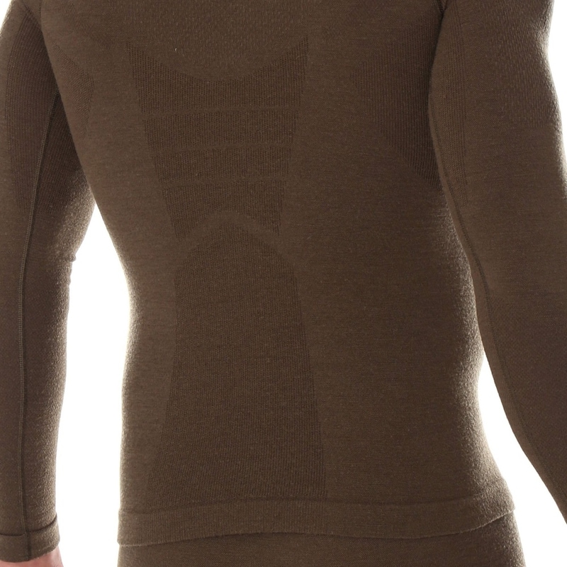Bluză termoactivă Brubeck Ranger Wool - Kaki