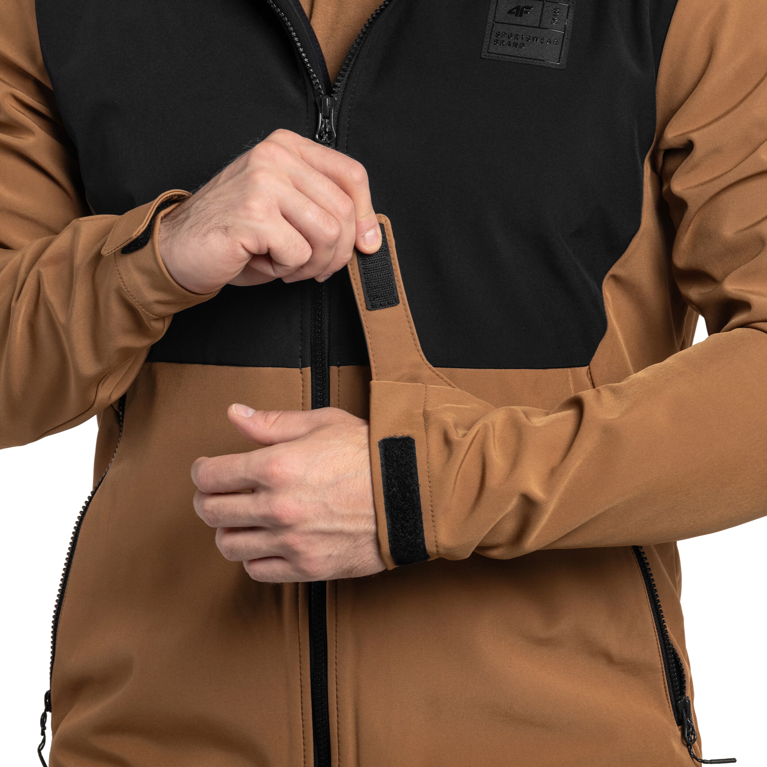Geacă 4F Softshell TSOFM155 - Maro