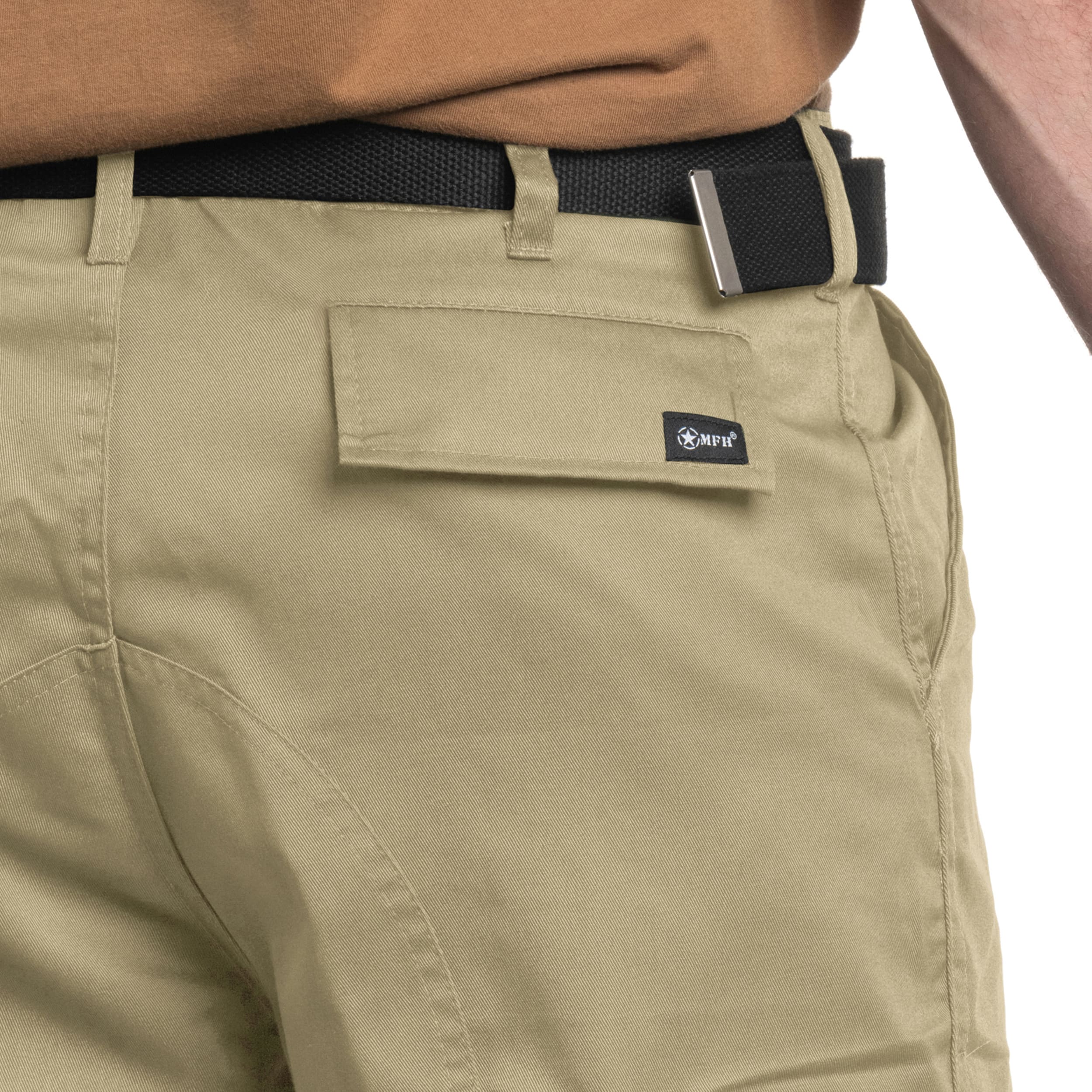 Pantaloni militari MFH întăriți US Combat BDU - Khaki