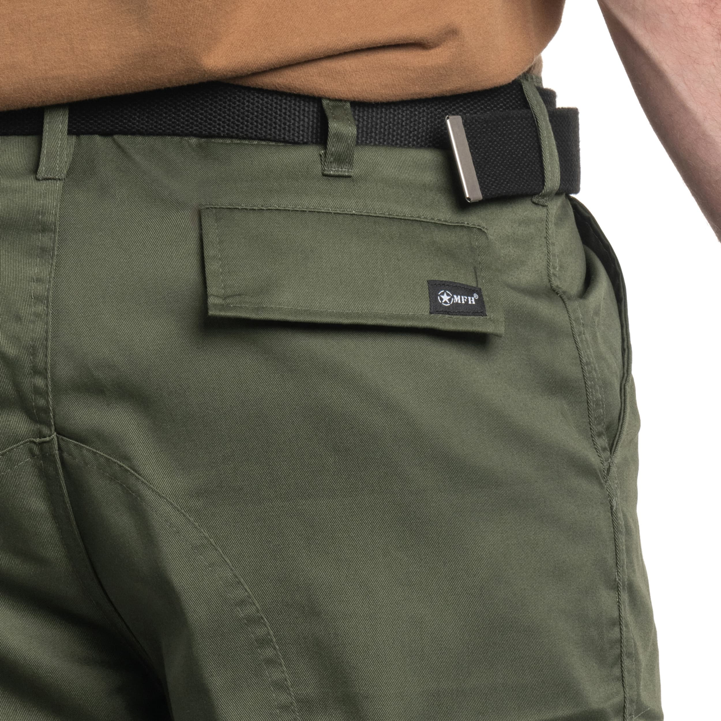 Pantaloni militari MFH întăriți US Combat BDU - Olive