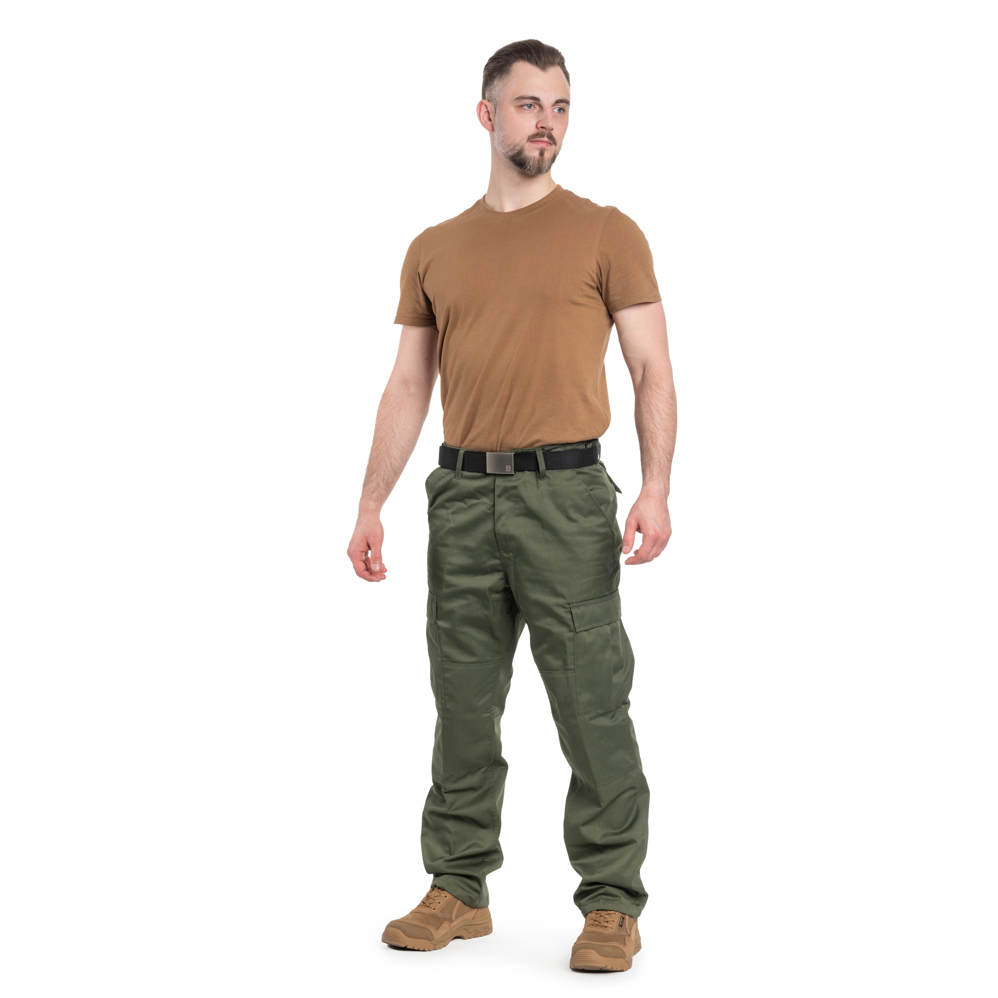 Pantaloni militari MFH întăriți US Combat BDU - Olive