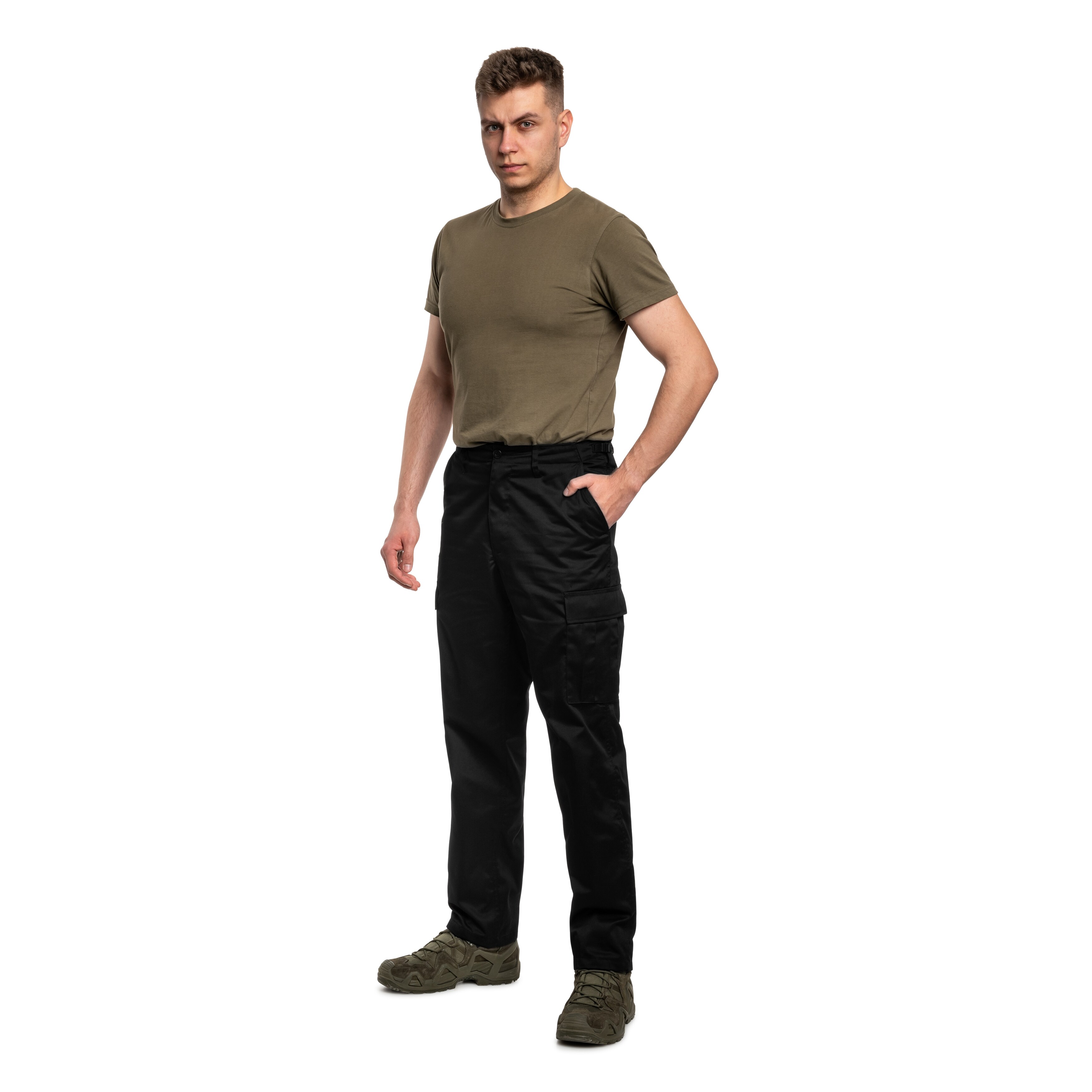 Pantaloni militari MFH US Combat BDU - Black