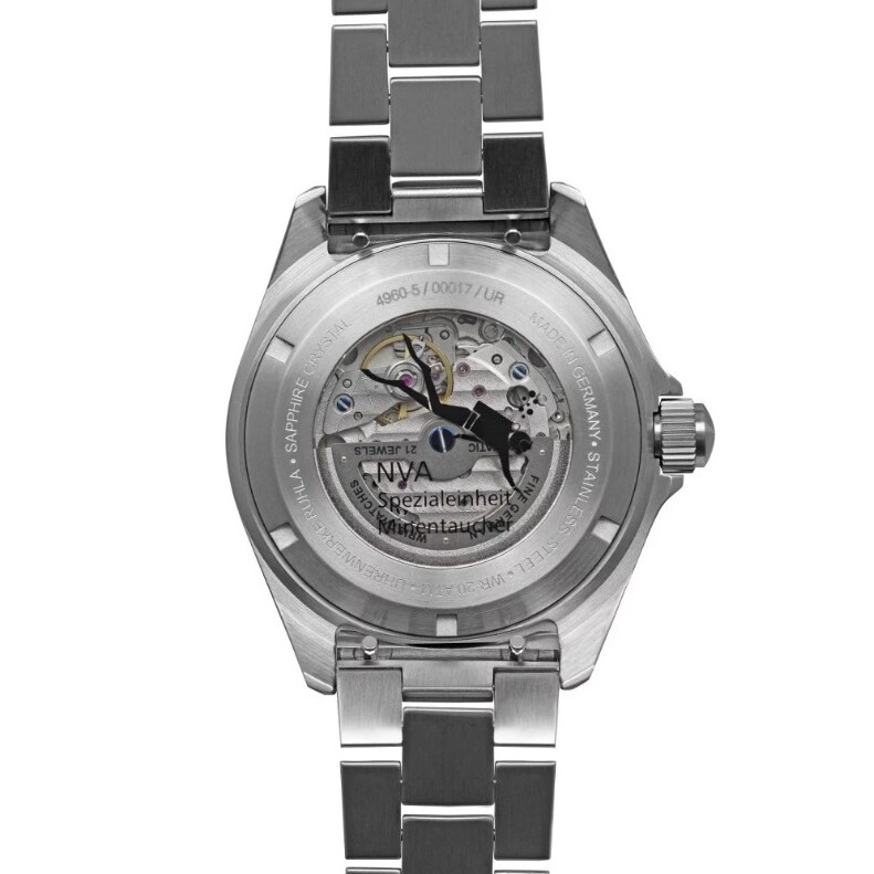 Ceas Ruhla NVA Kommando Minentaucher Automatic Set - Red