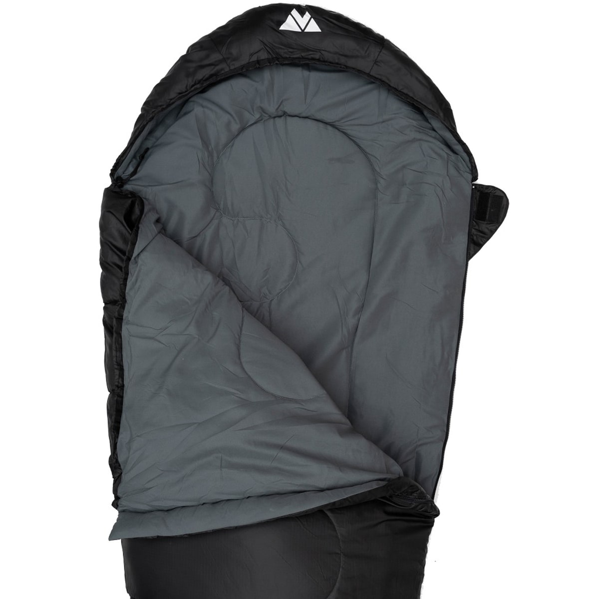 Sac de dormit Volven Traveller Negru - Drept