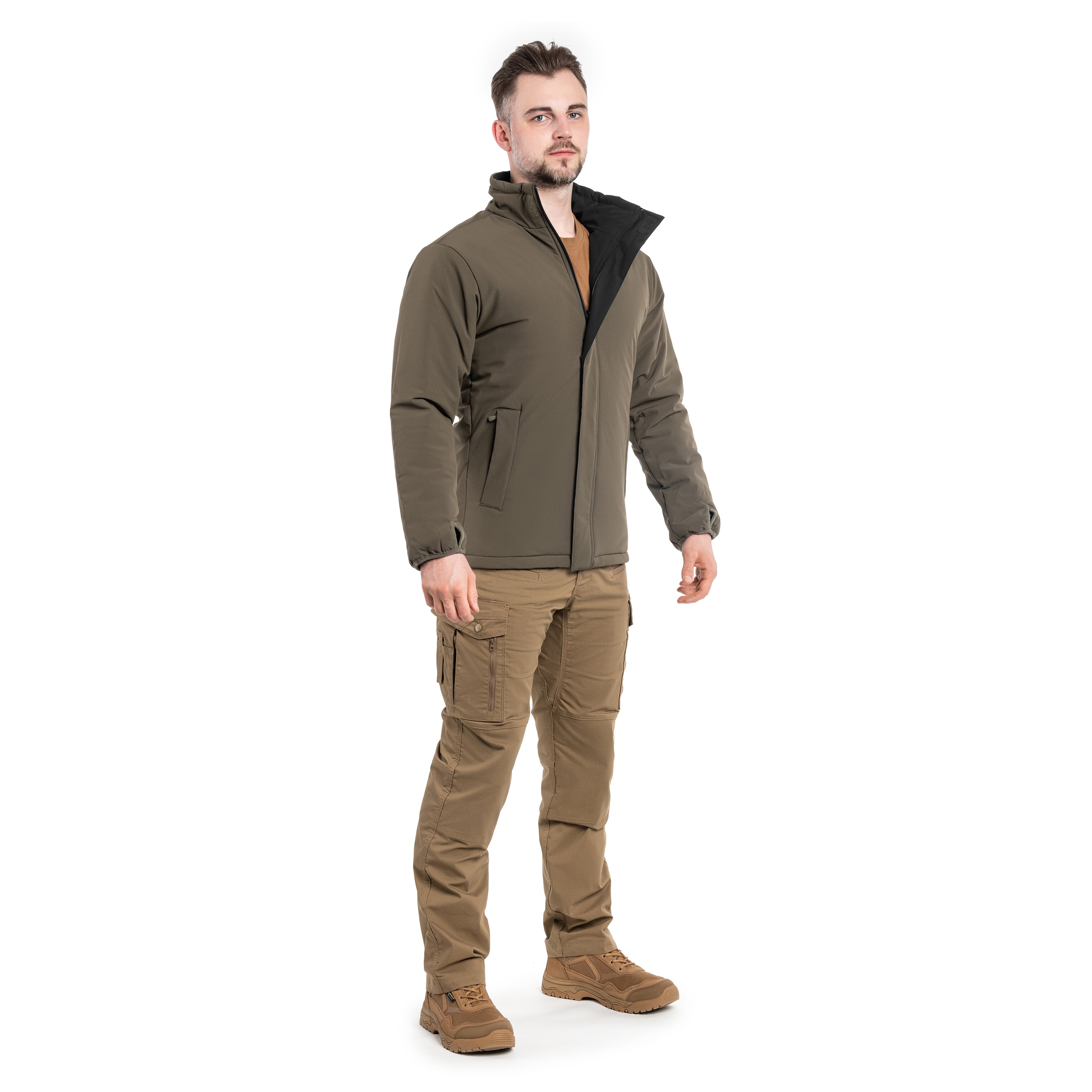 Geacă cu două fețe Mil-Tec Reversible - Ranger Green/Black