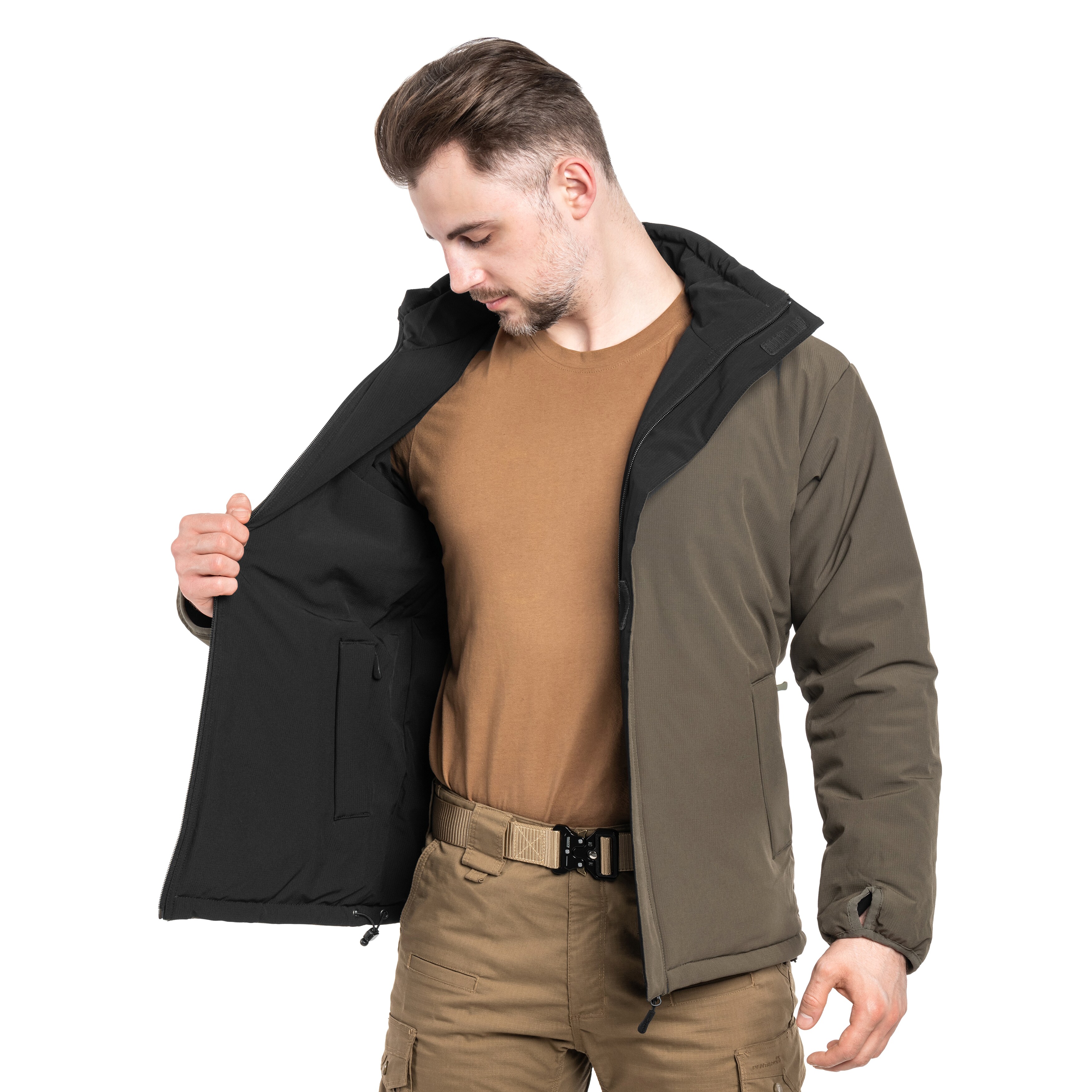 Geacă cu două fețe Mil-Tec Reversible - Ranger Green/Black
