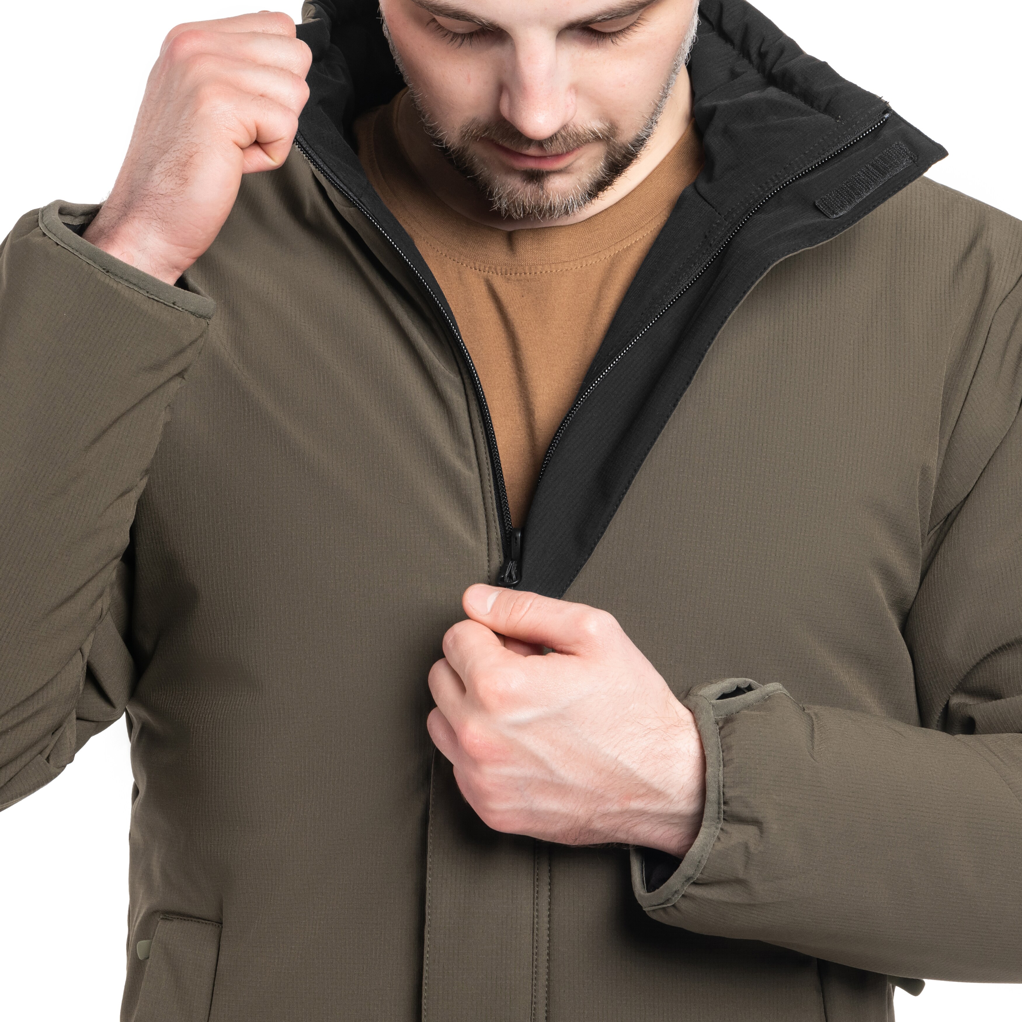 Geacă cu două fețe Mil-Tec Reversible - Ranger Green/Black