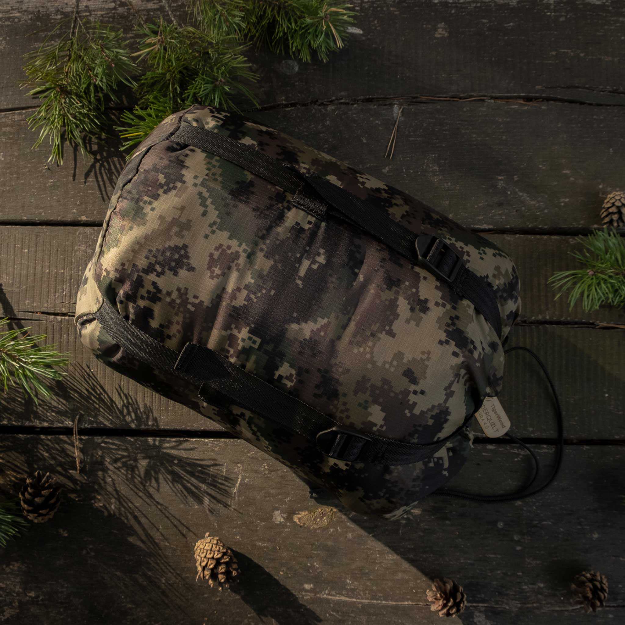 Căptușeală pentru hamac TigerWood Underquilt Marra 4.0 200 cm - Camo