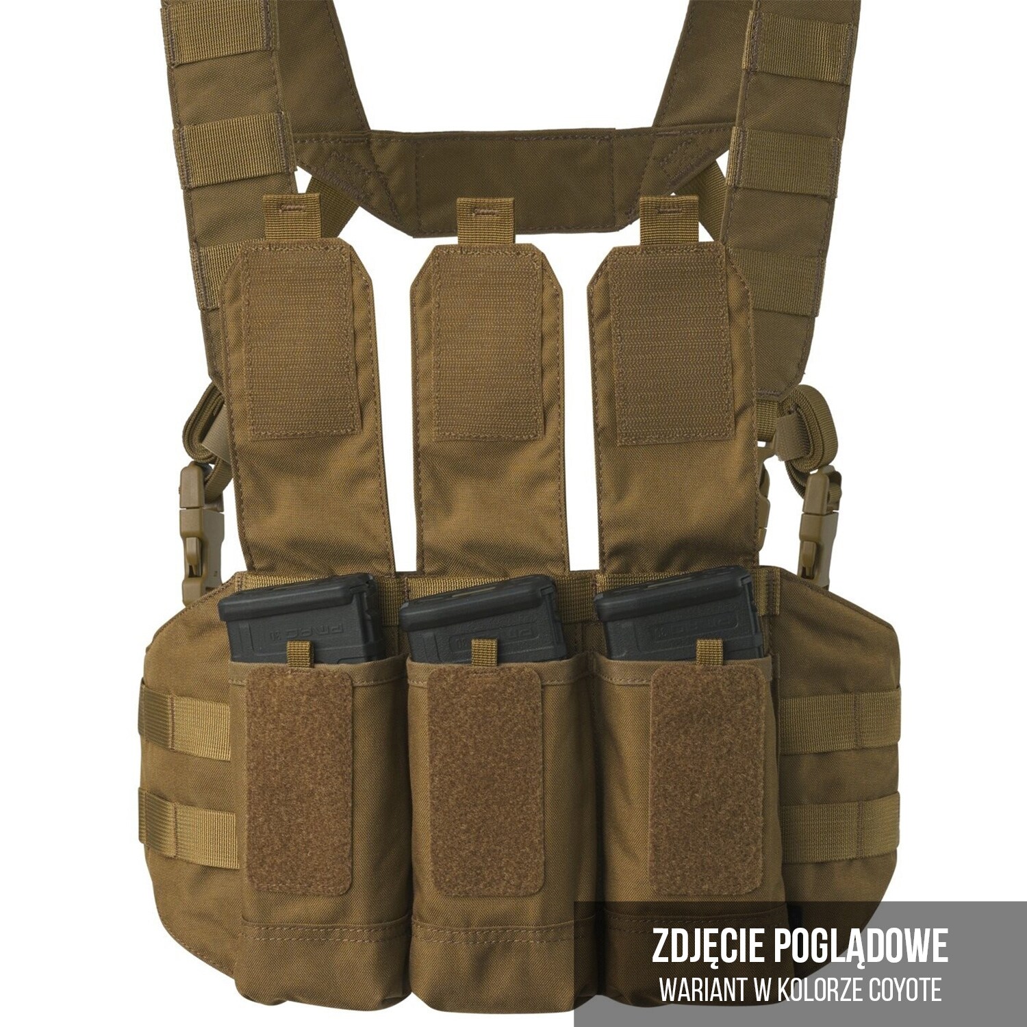 Vestă tactică Helikon Chicom Chest Rig - US Woodland
