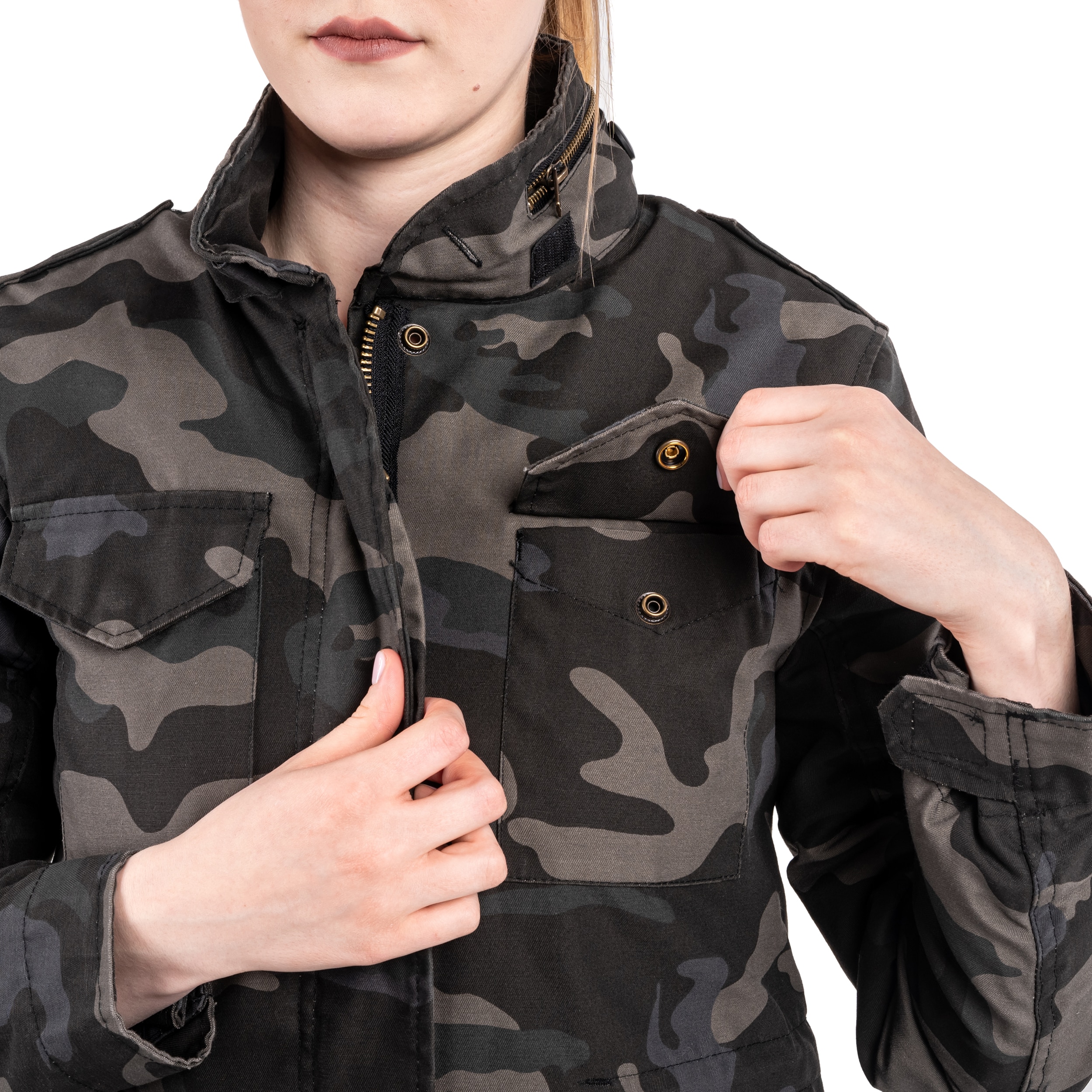 Geacă de damă Brandit M65 Standard - Dark Camo