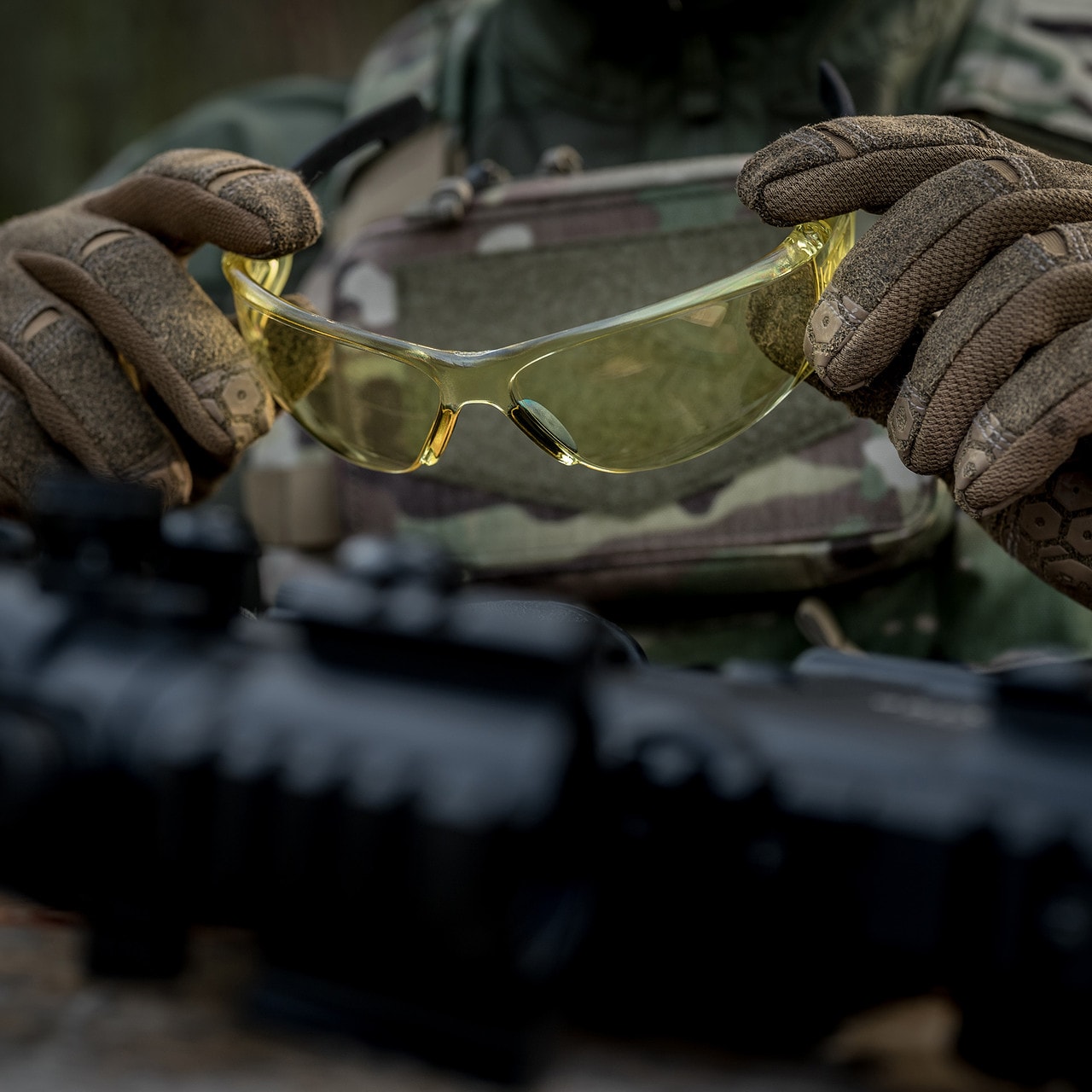 Ochelari de protecție Mechanix Tactical Type-N - Amber