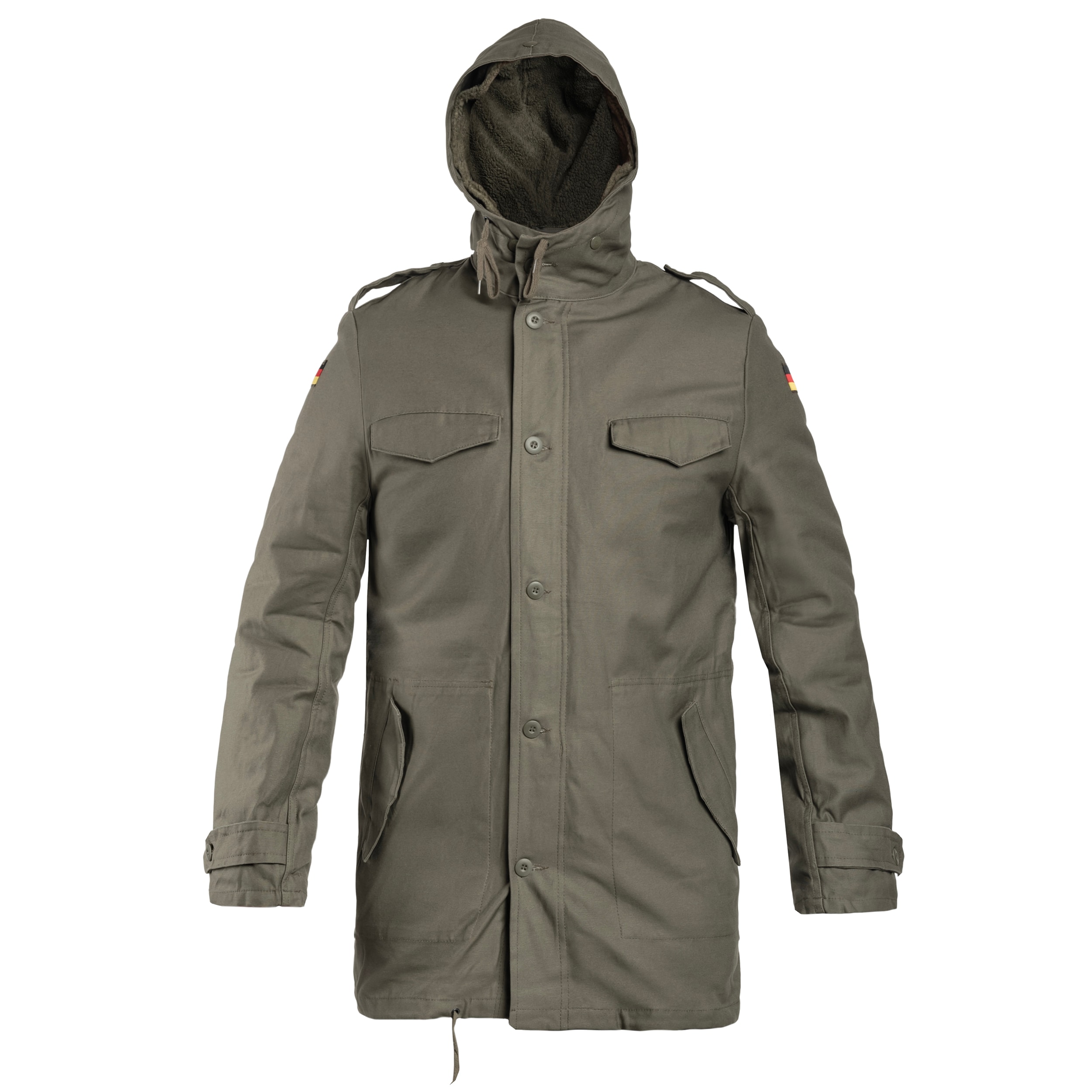 Geacă Brandit BW Parka Flag - Olive