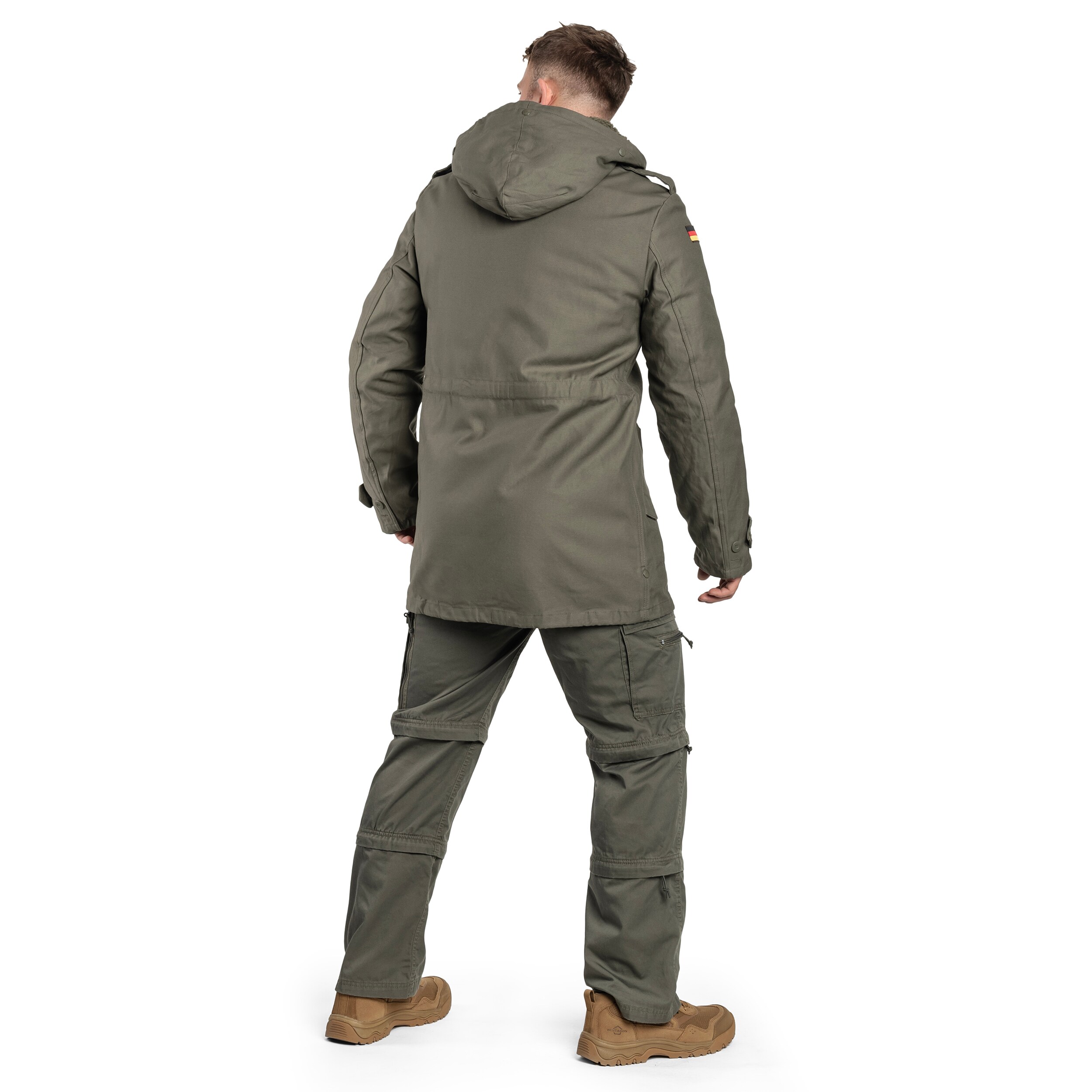 Geacă Brandit BW Parka Flag - Olive