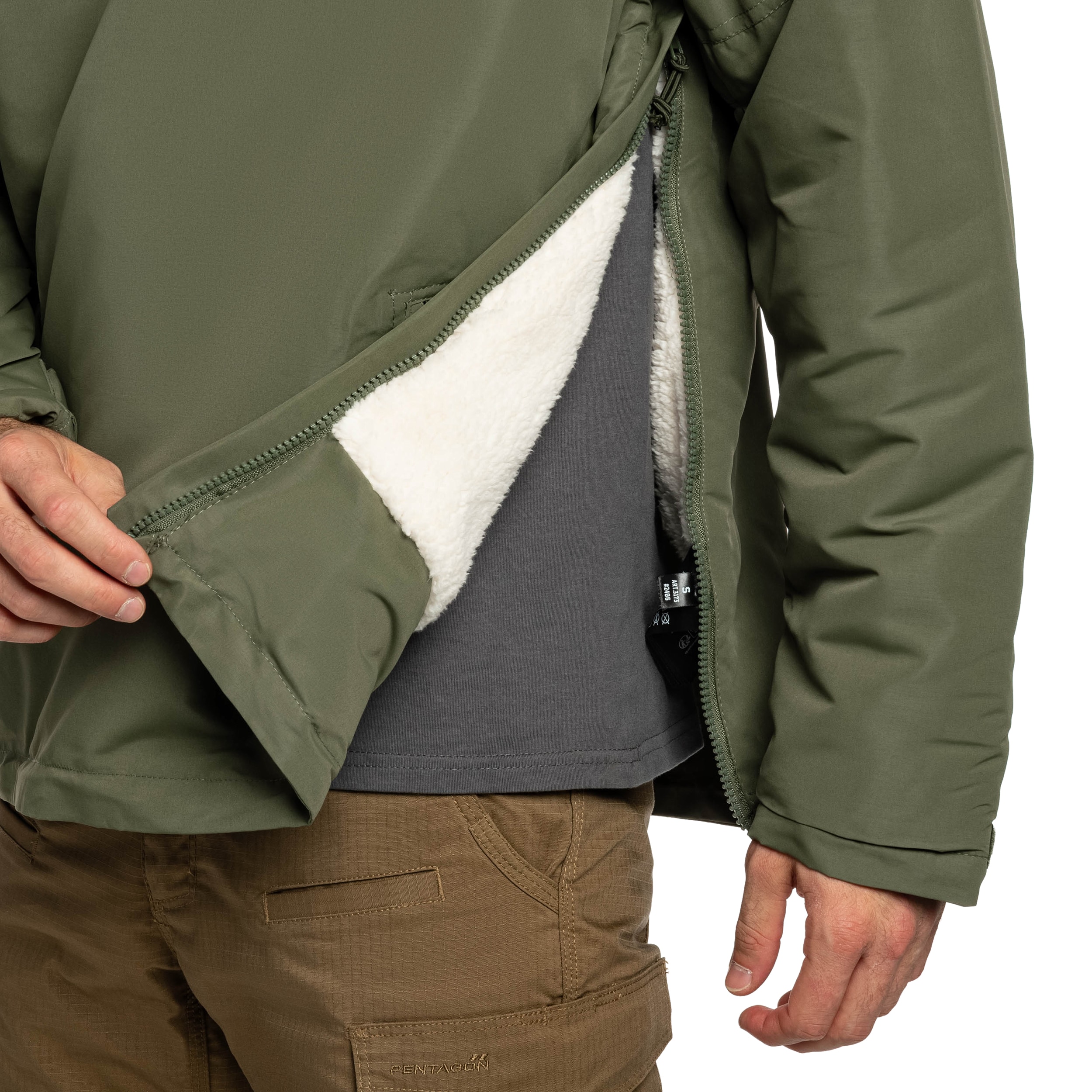 Geacă Brandit Sherpa Windbreaker - Olive