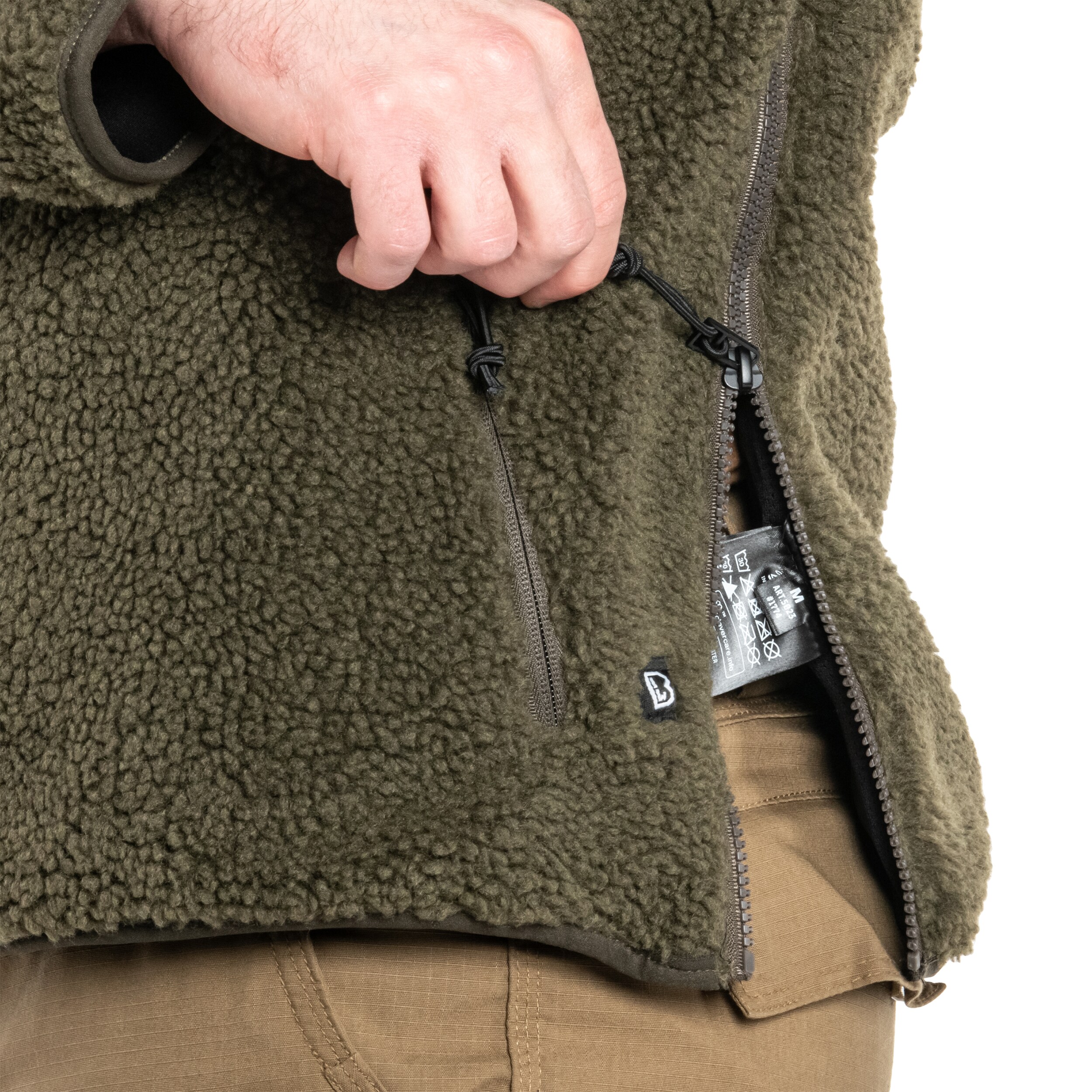 Bluză Brandit Teddyfleece Worker Pullover - Olive