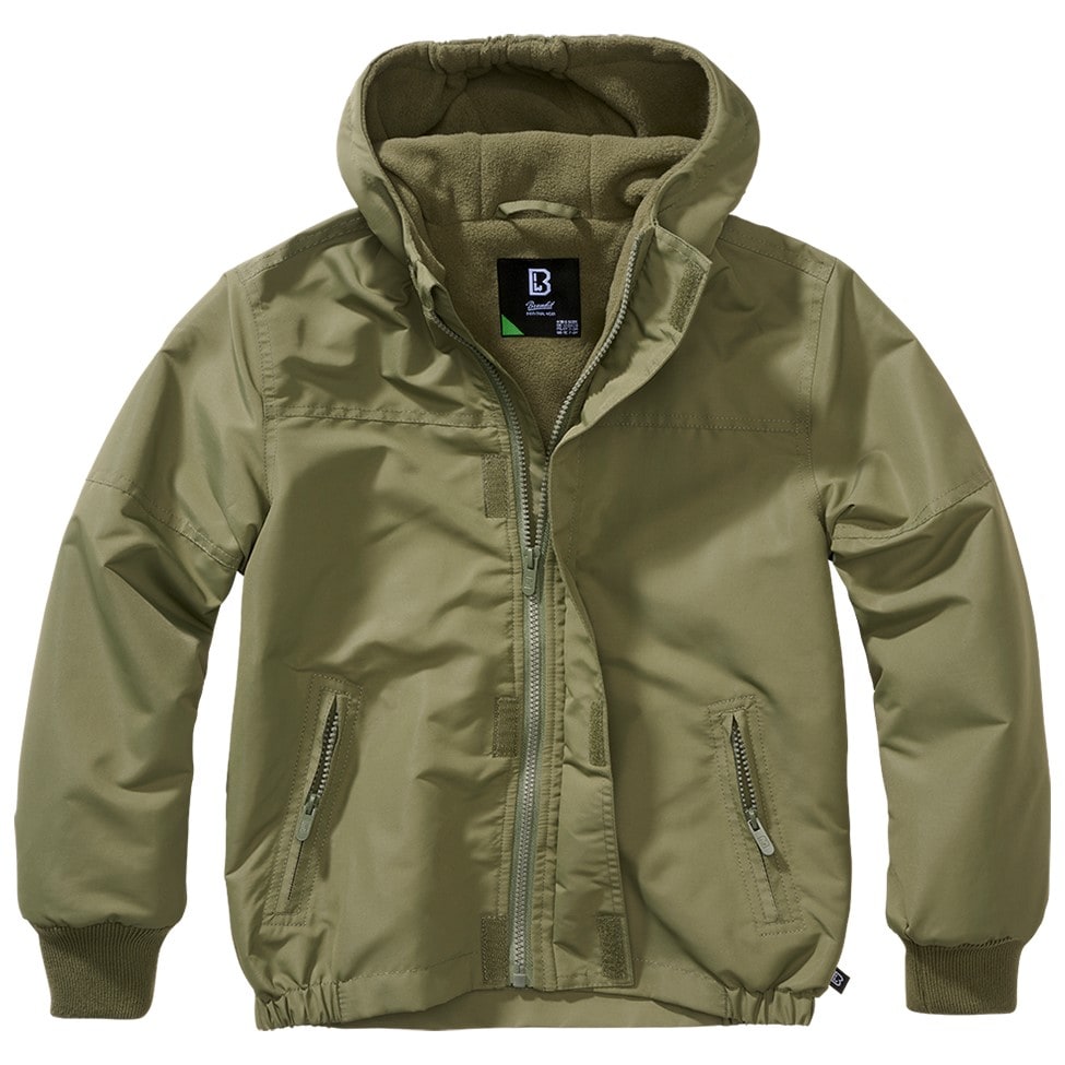 Geacă pentru copii Brandit Windbreaker Frontzip - Olive