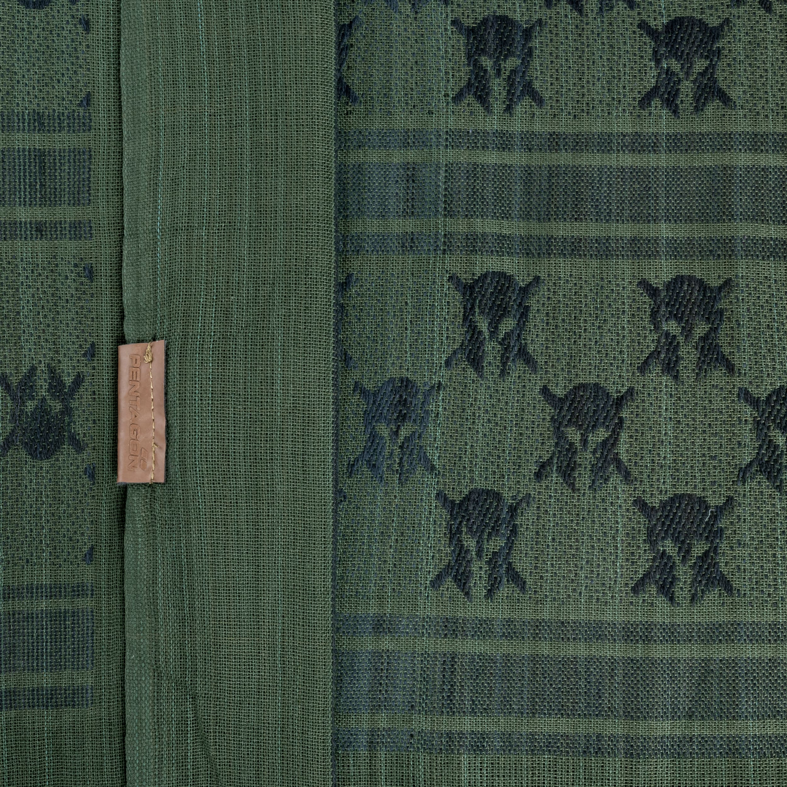 Eșarfă de protecție tip Arafat Pentagon Atreus Shemagh - Forest Night Green