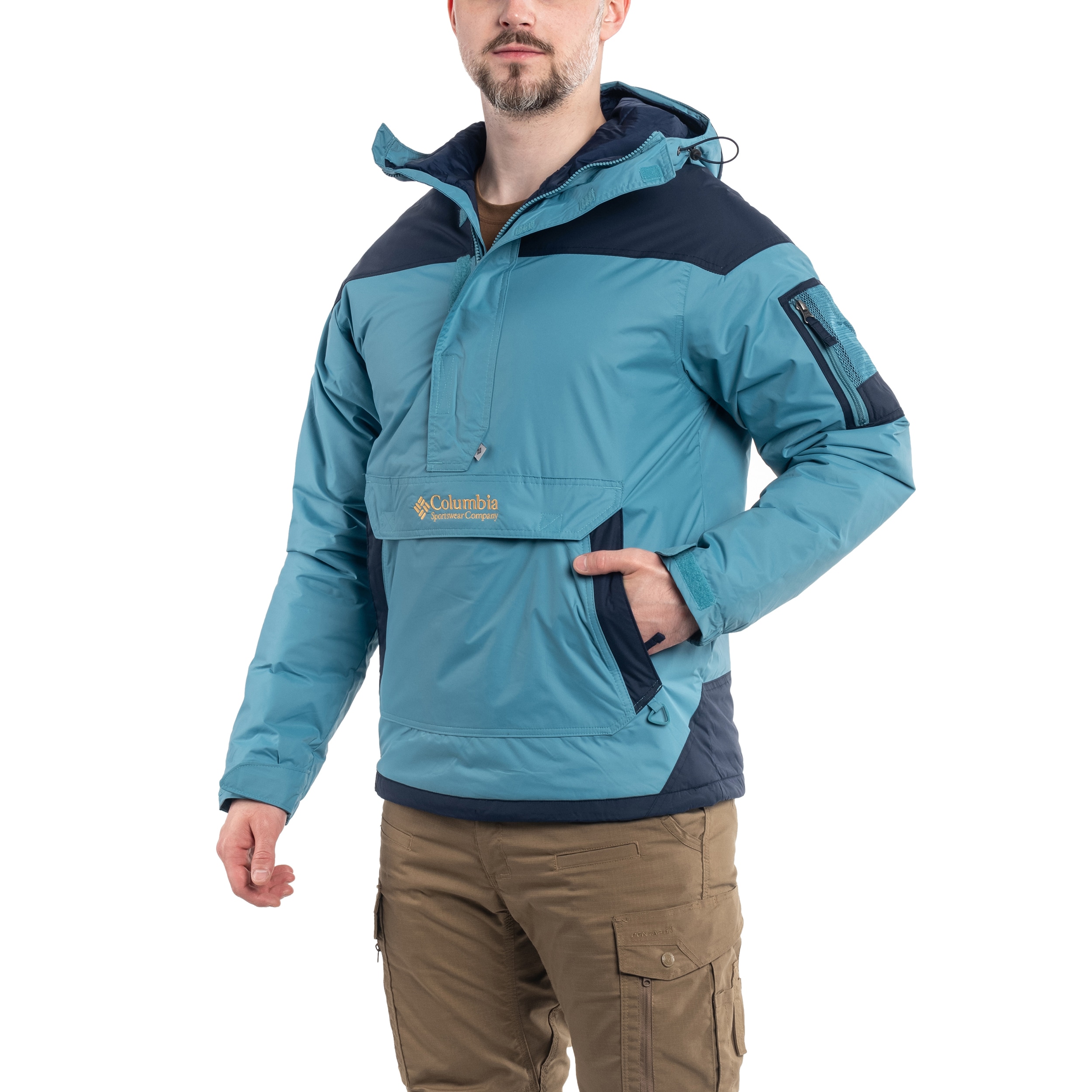 Geacă Columbia Challenger Pullover Anorak - Shasta/Collegiate Navy