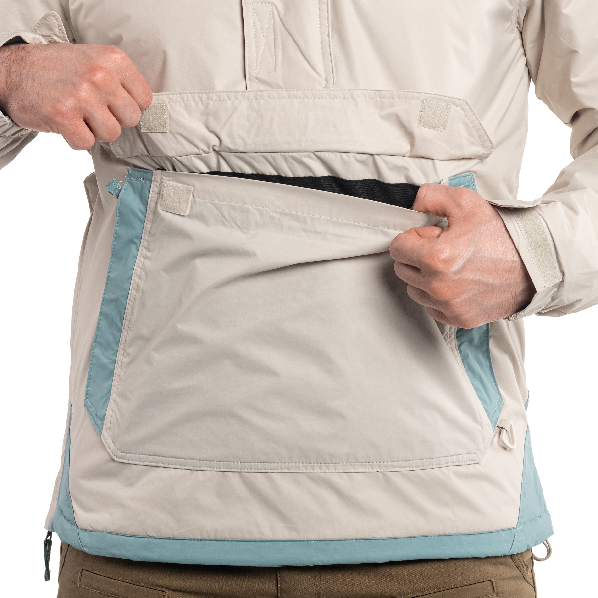 Geacă Columbia Challenger Pullover Anorak - Dark Stone/Stone Blue