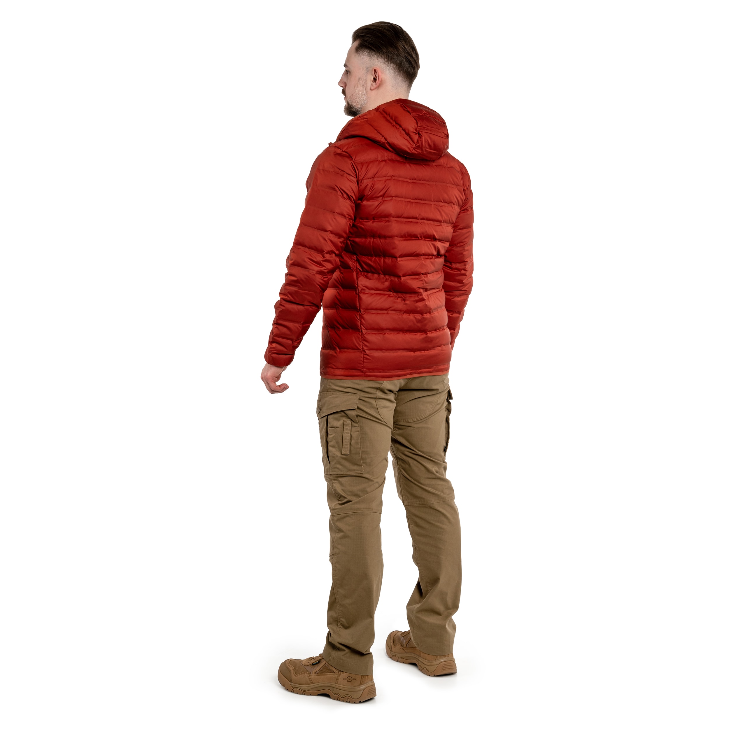 Geacă Columbia Lake 22 Down Hooded - Warp Red