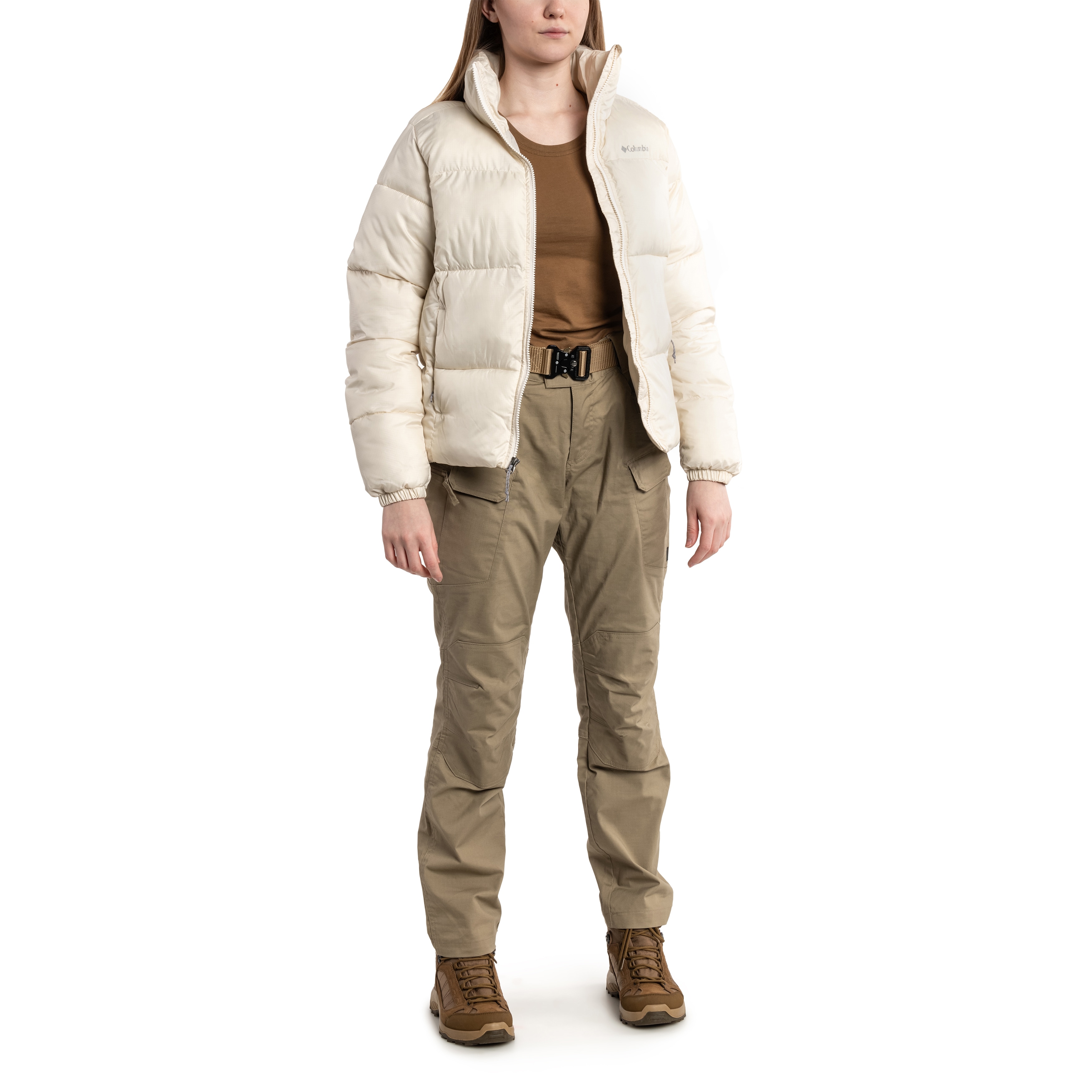 Geacă de damă Columbia Puffect Jacket - Chalk