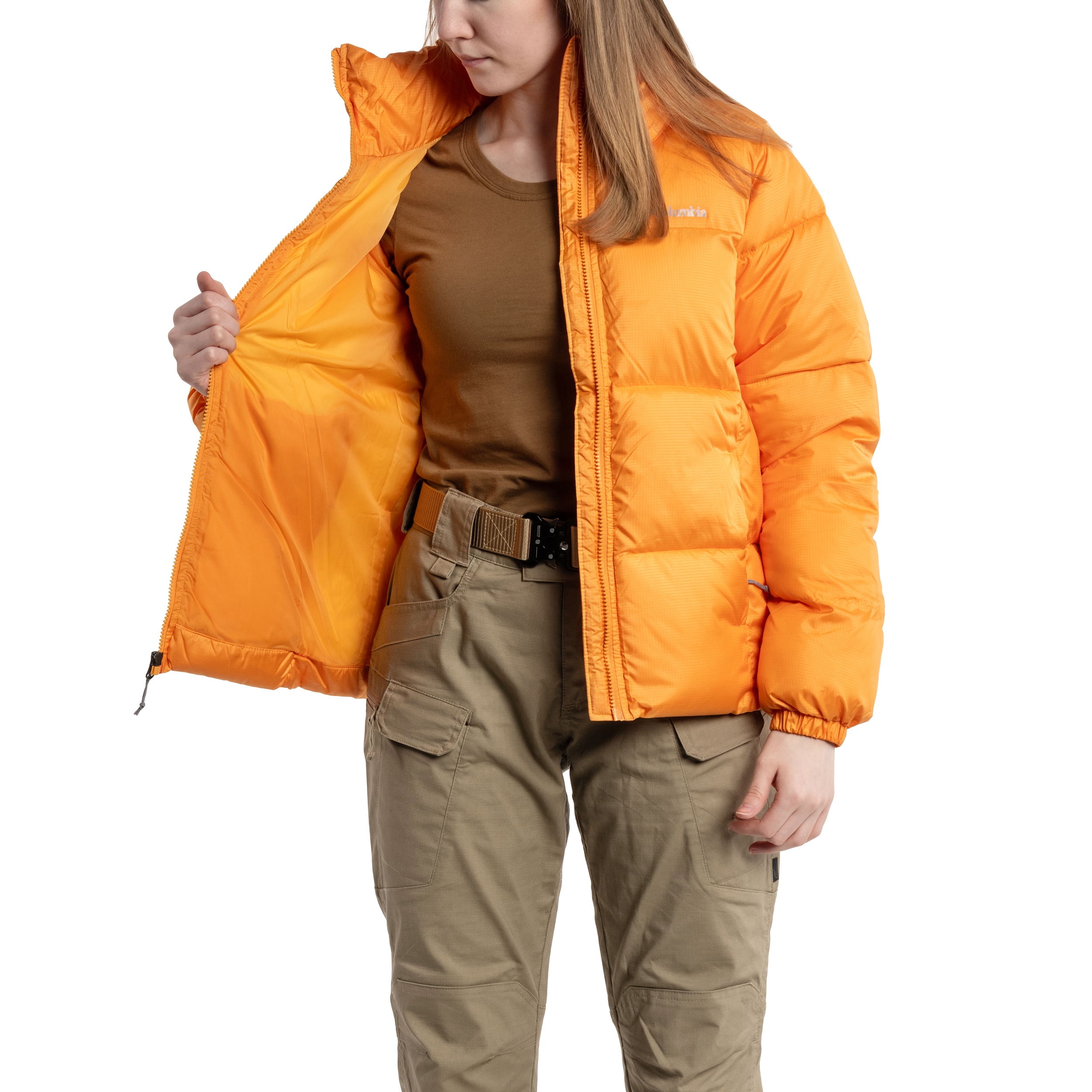 Geacă de damă Columbia Puffect Jacket - Sunset Peach