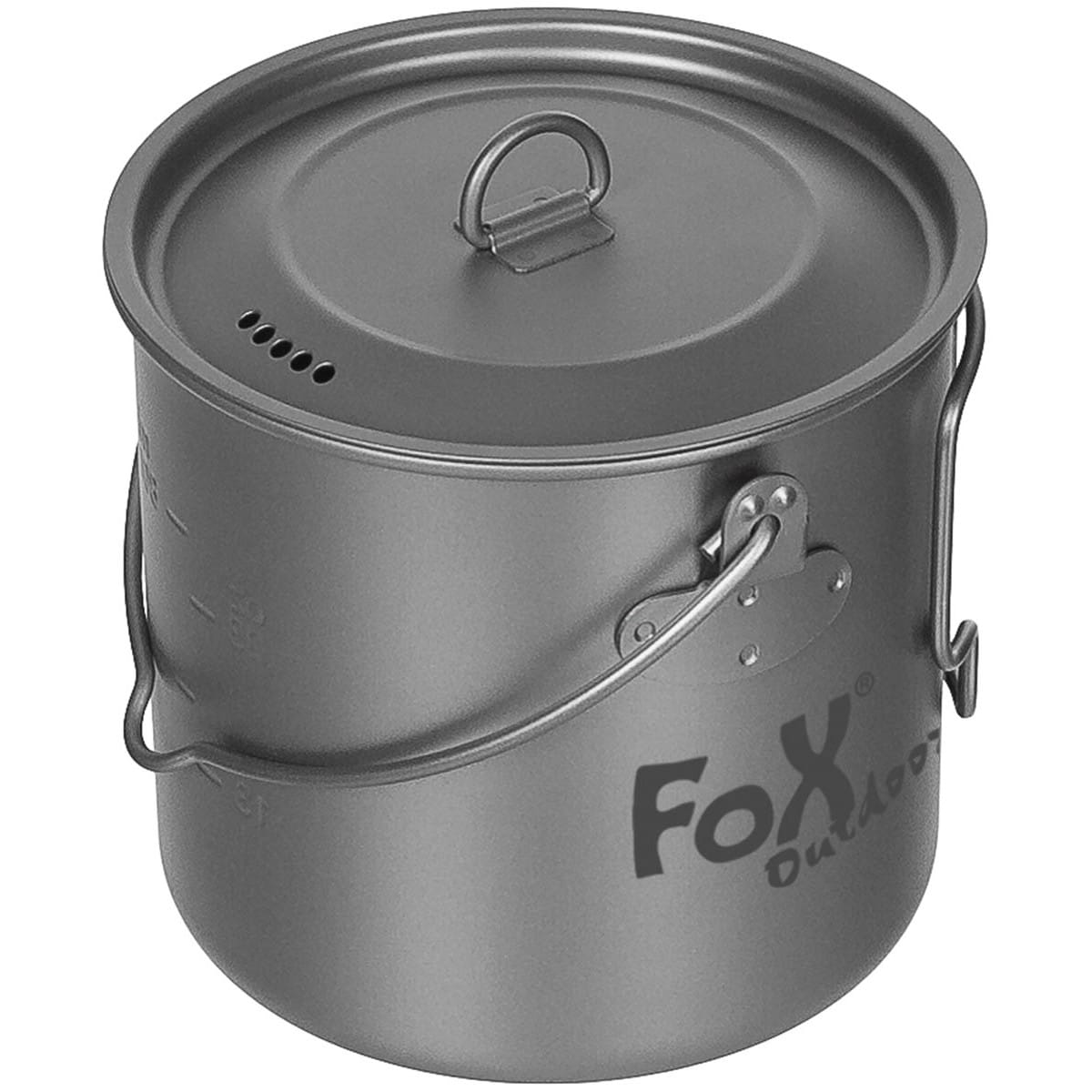 Oală turistică MFH Fox Outdoor Titanium 1,1 l