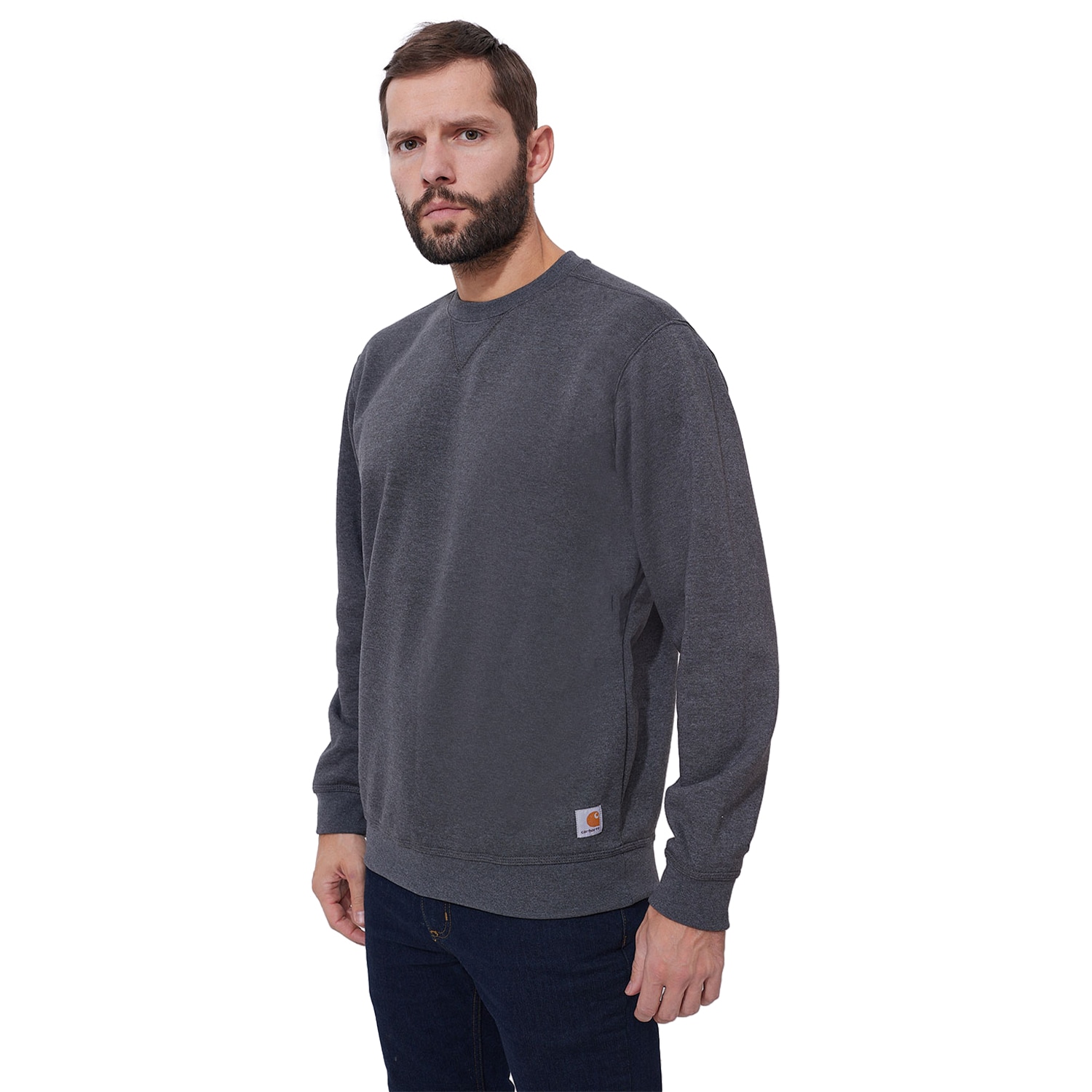Bluză Carhartt Midweight Crewneck - Carbon