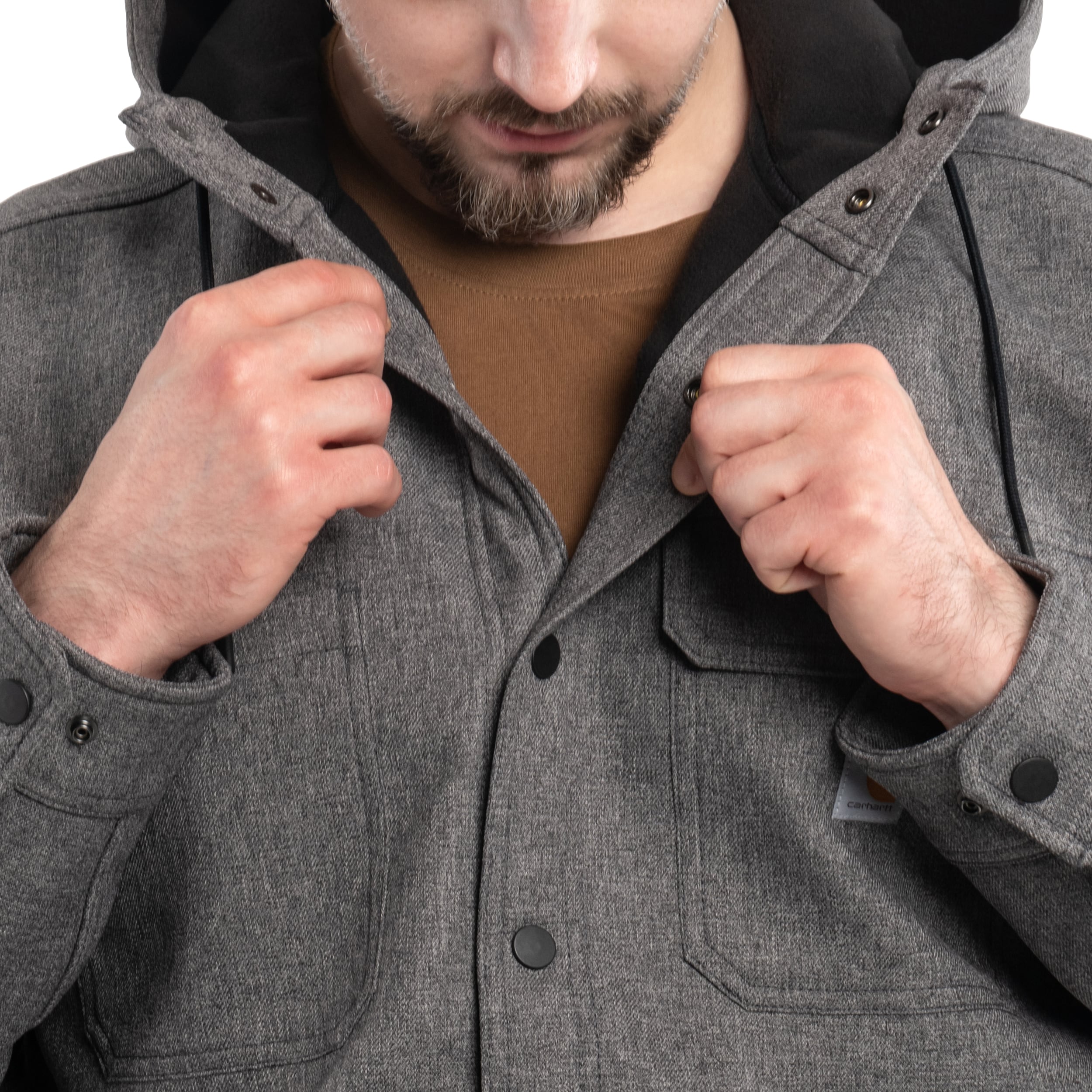 Geacă Carhartt Rain Defender Heavyweight - Black Heather