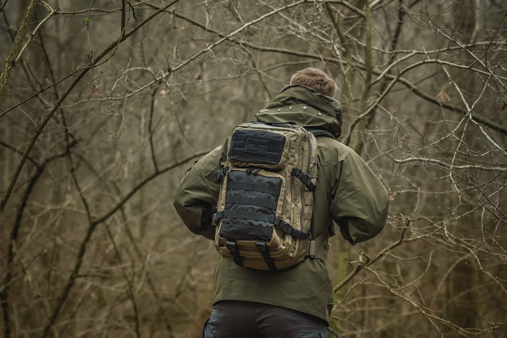 Rucsac Mil-Tec Assault Pack Large 36 l - Ranger Green/Black