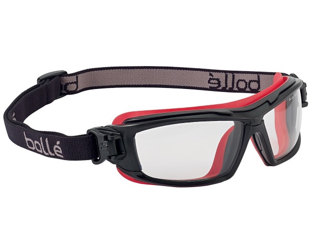 Ochelari de protecție tip google Bolle ULTIM8 BSSI - Clear/Red/Black