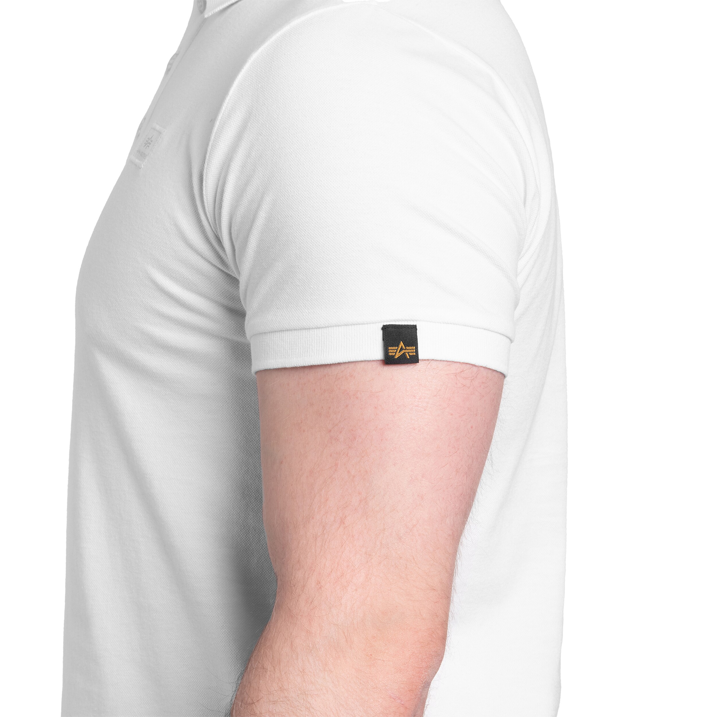 Tricou polo Alpha Industries X-Fit - White