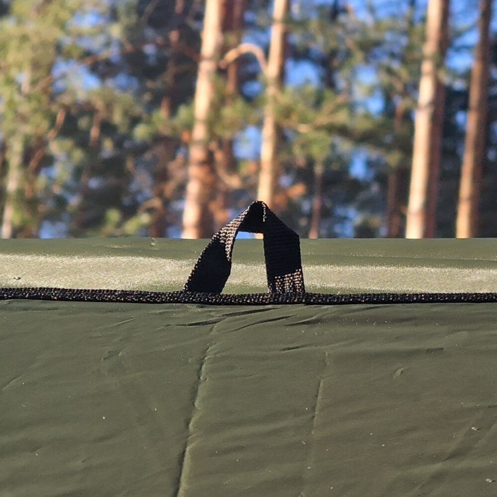 Prelată pentru camping Bushmen Easy Tarp 4 x 4 m - Green