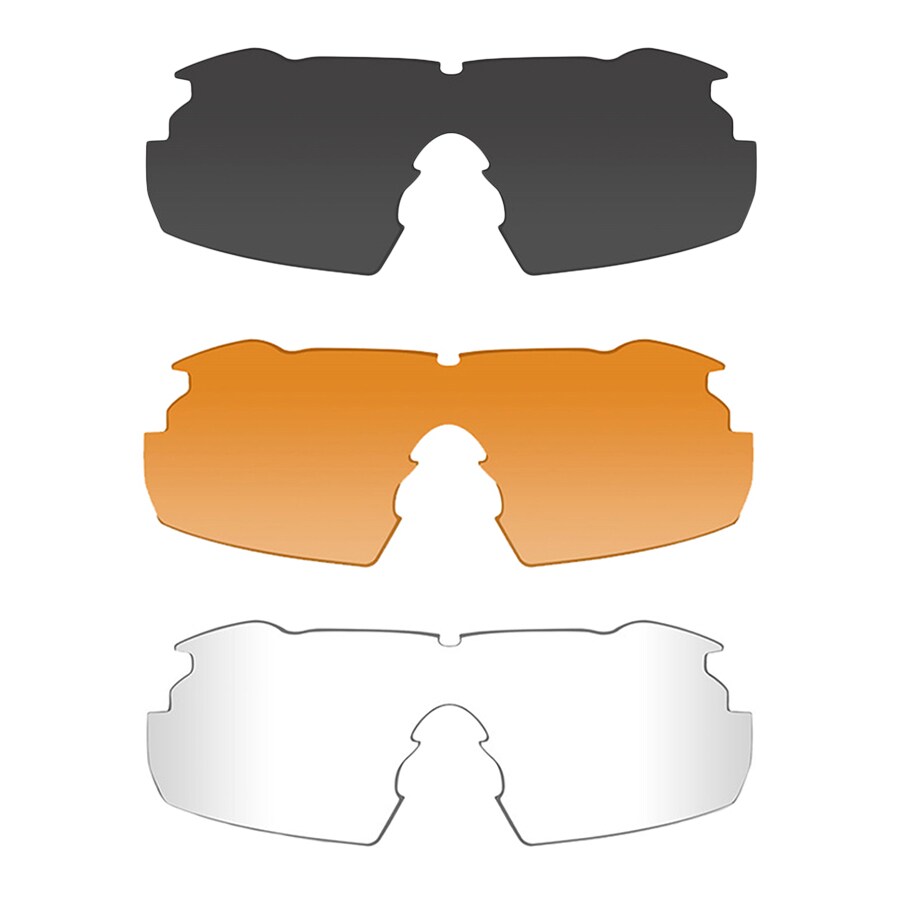 Ochelari tactici Wiley X Vapor 2.5 Set 3în1 - Matte Black